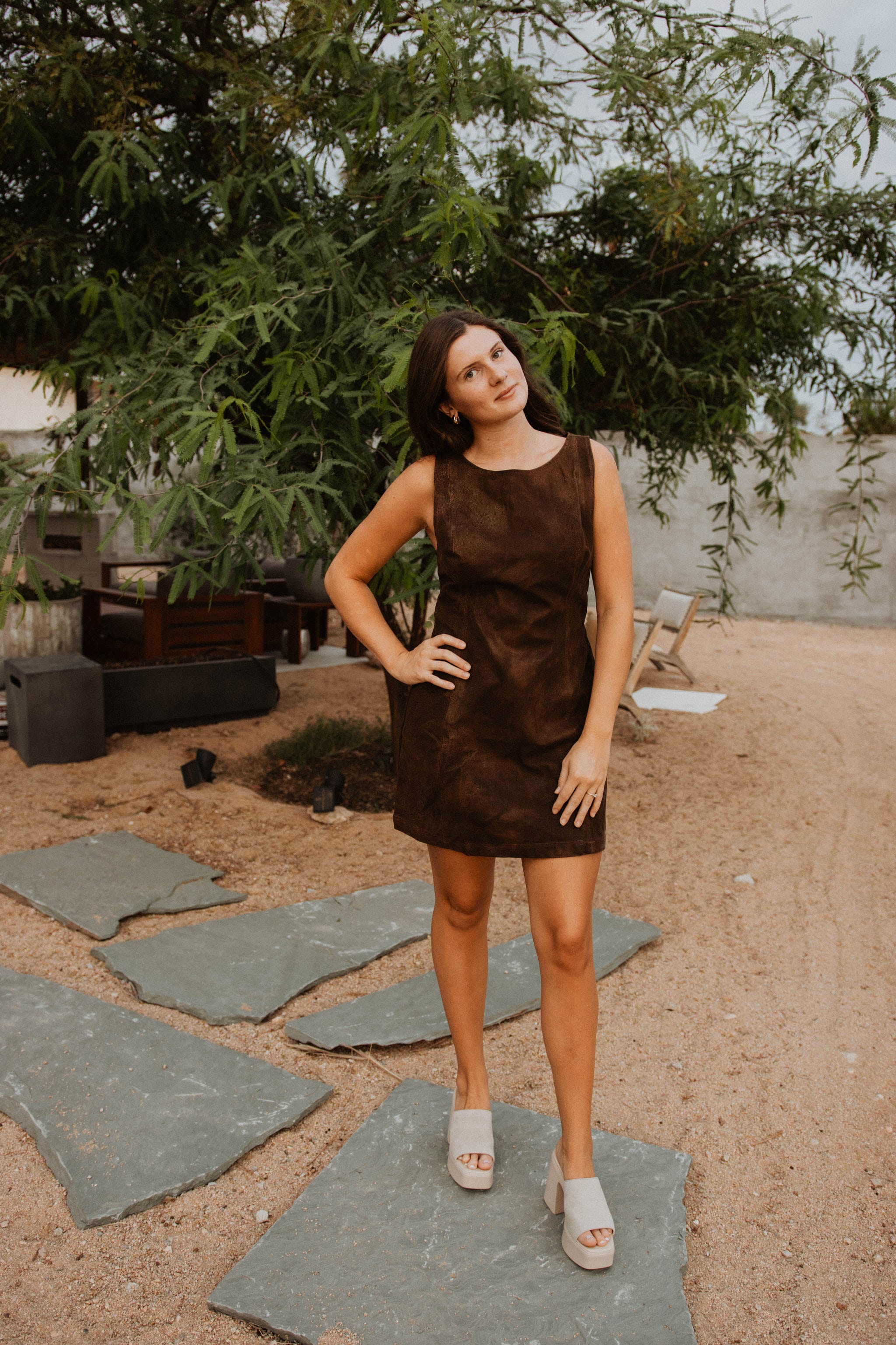 Atlas Suede Mini | Chocolate Brown