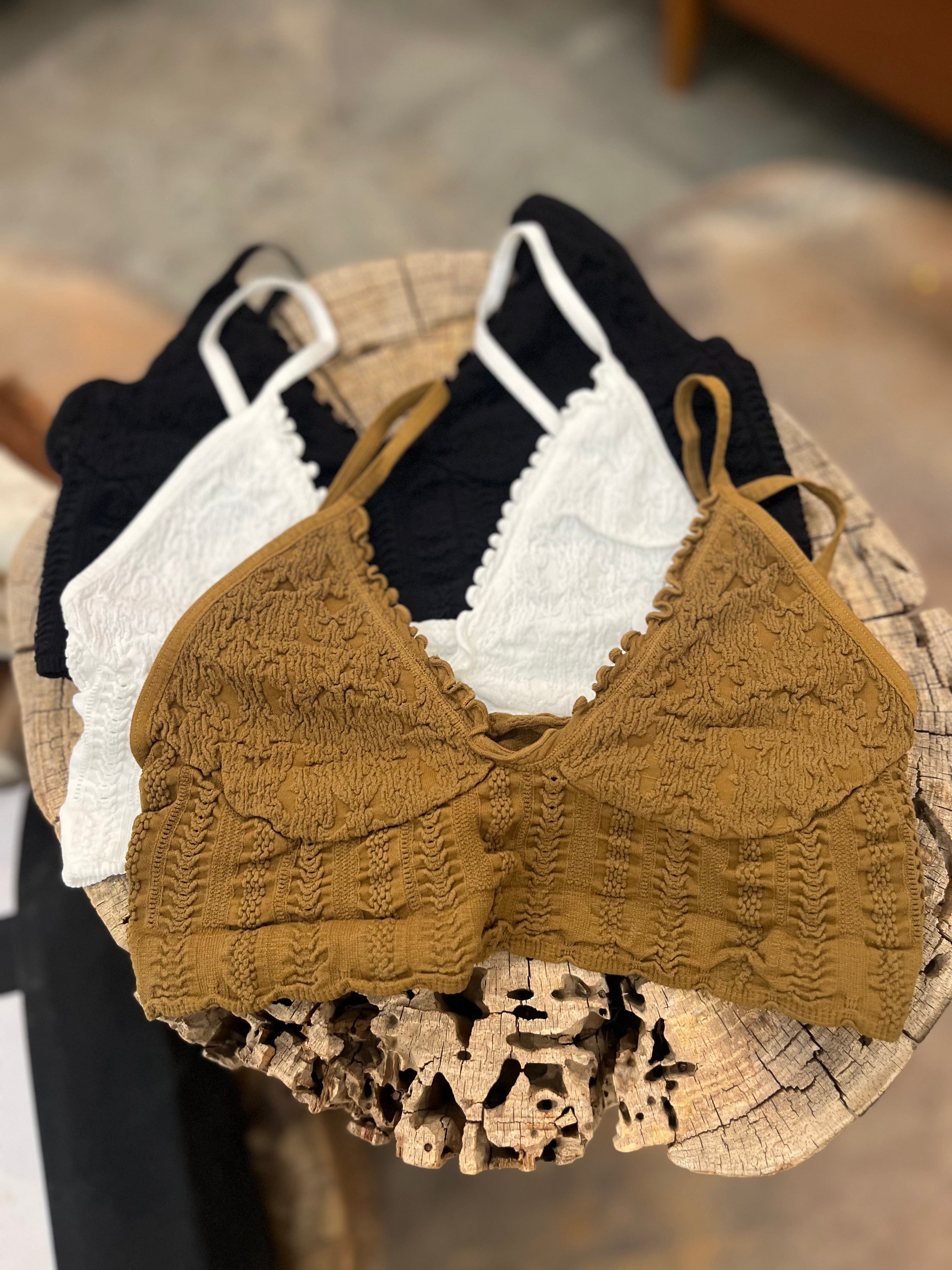 Roaming Travelers Heirloom Seamless Bralett available in Joshua Tree at JT Trading Post