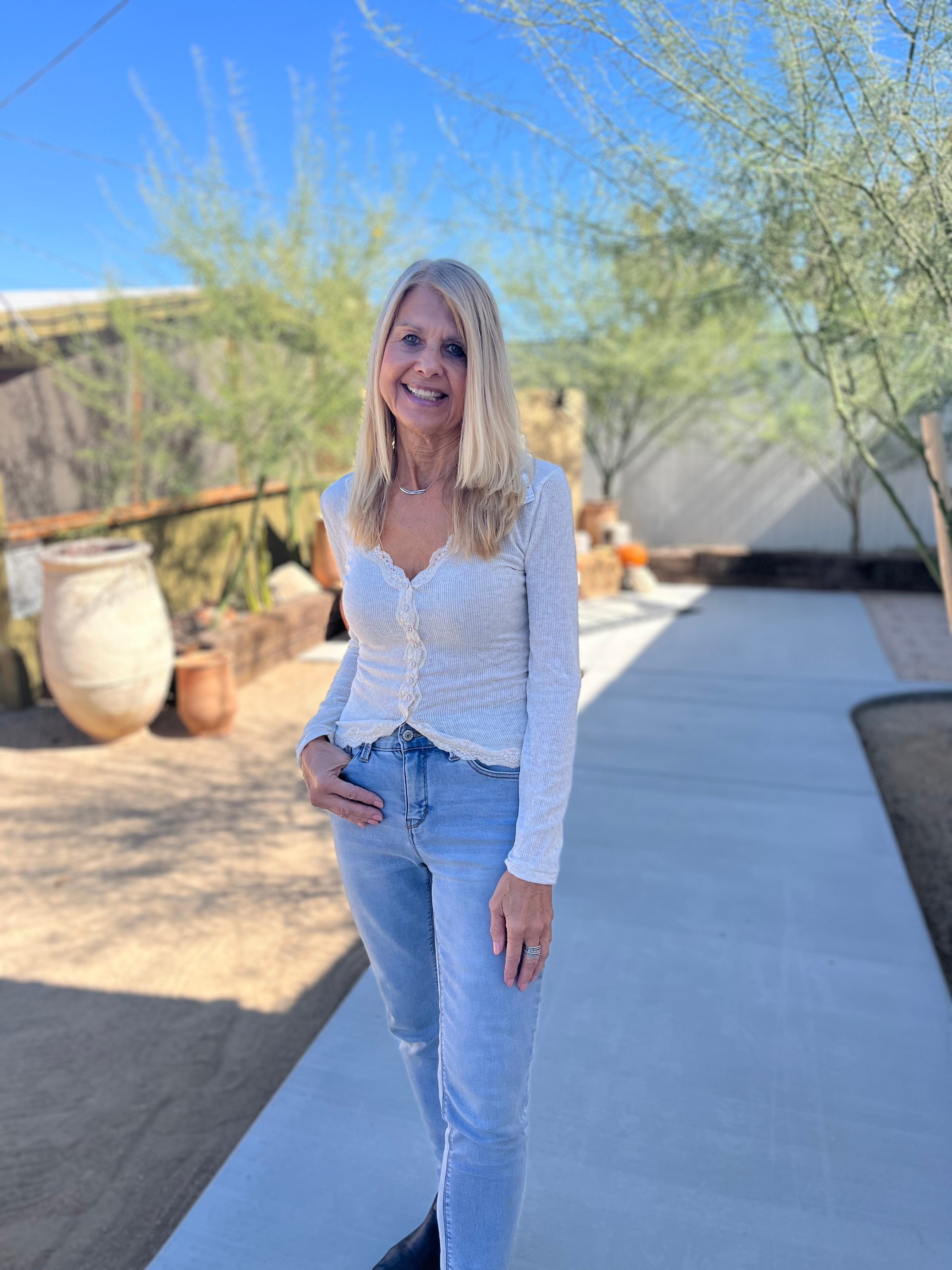 Roaming Travelers Big Love Cardi Shirt available in Joshua Tree at JT Trading Post