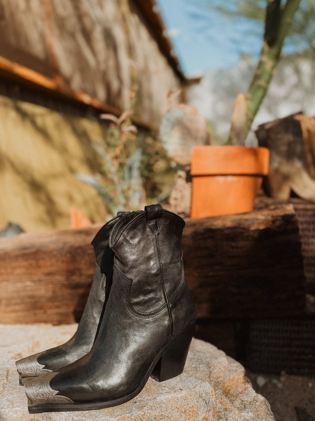 Free People Boots Brayden Western Boot | Black
