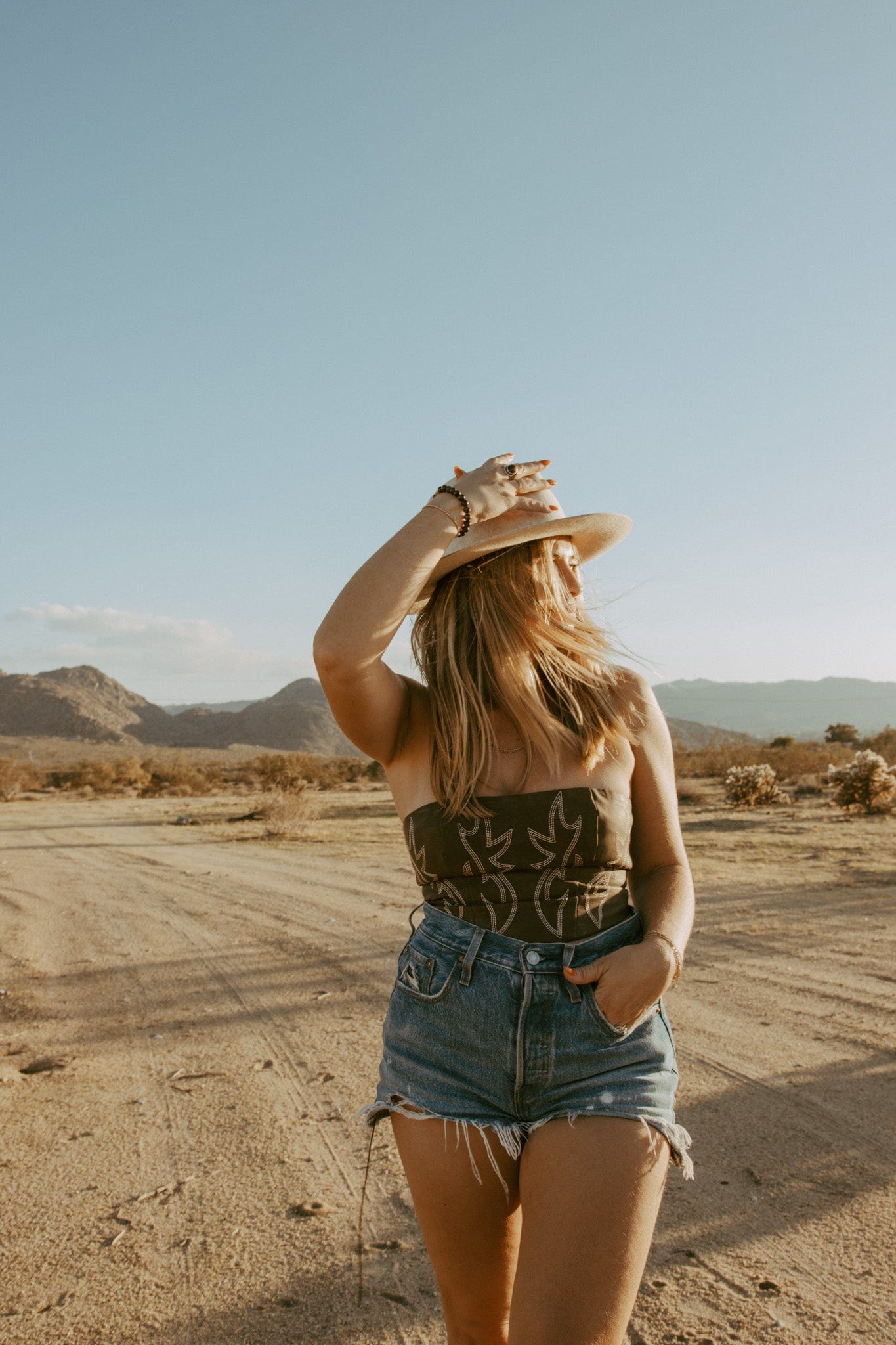Roaming Travelers Boot Corset Top available in Joshua Tree at JT Trading Post