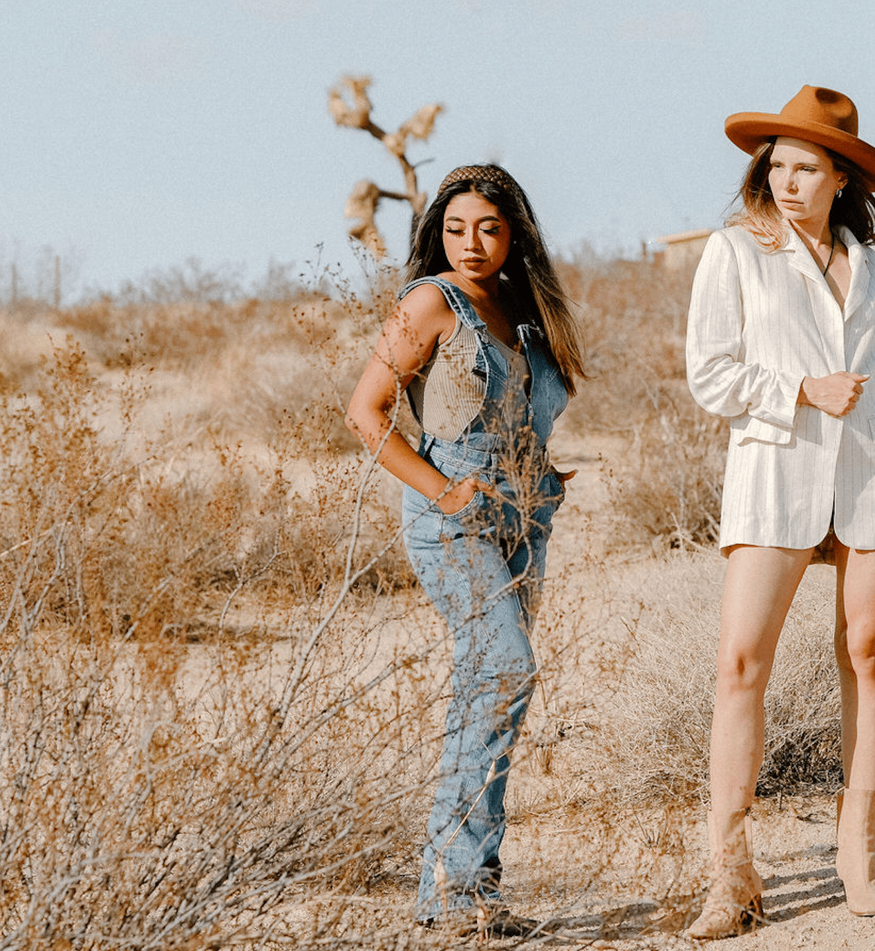 Roaming Travelers Camilla Slim Flare Overalls available in Joshua Tree at JT Trading Post