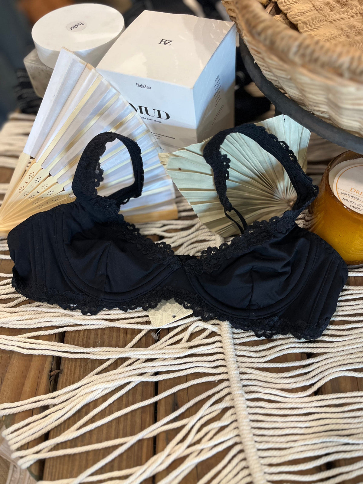 Roaming Travelers Charlie Lace Plunge Underwire Bra available in Joshua Tree at JT Trading Post