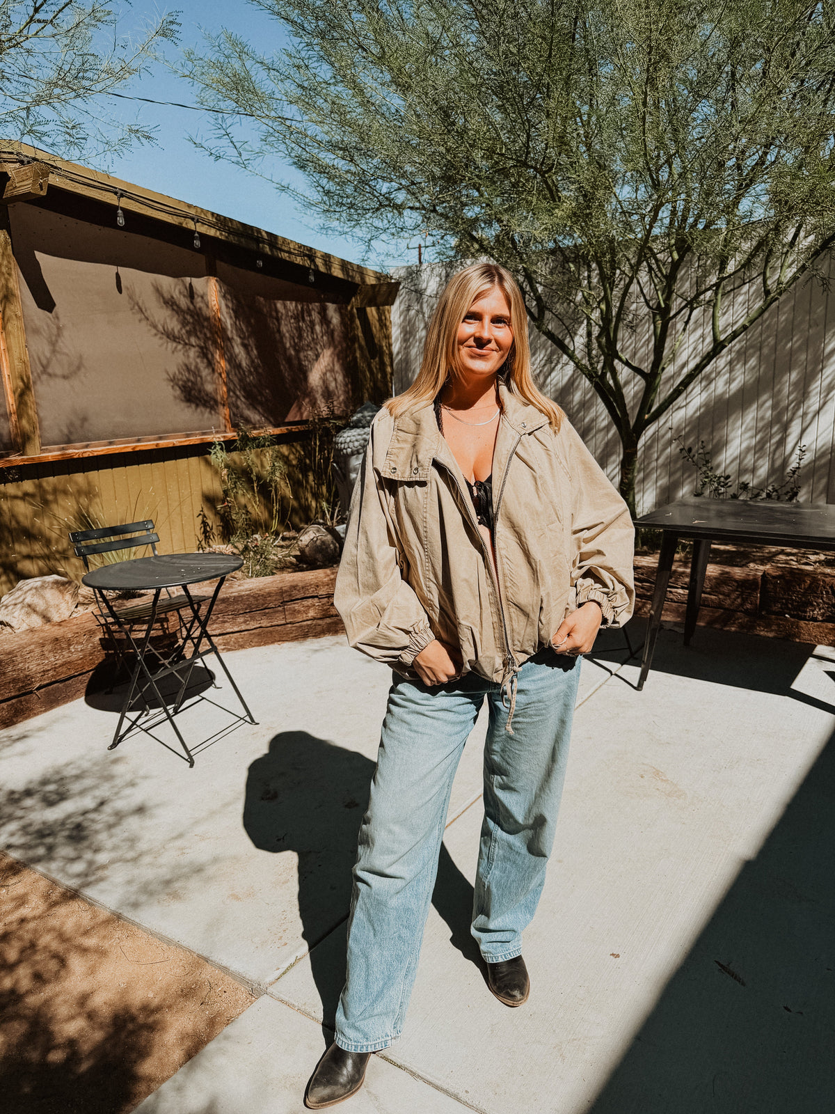 Roaming Travelers Chelsea Jacket | Oatmeal available in Joshua Tree at JT Trading Post