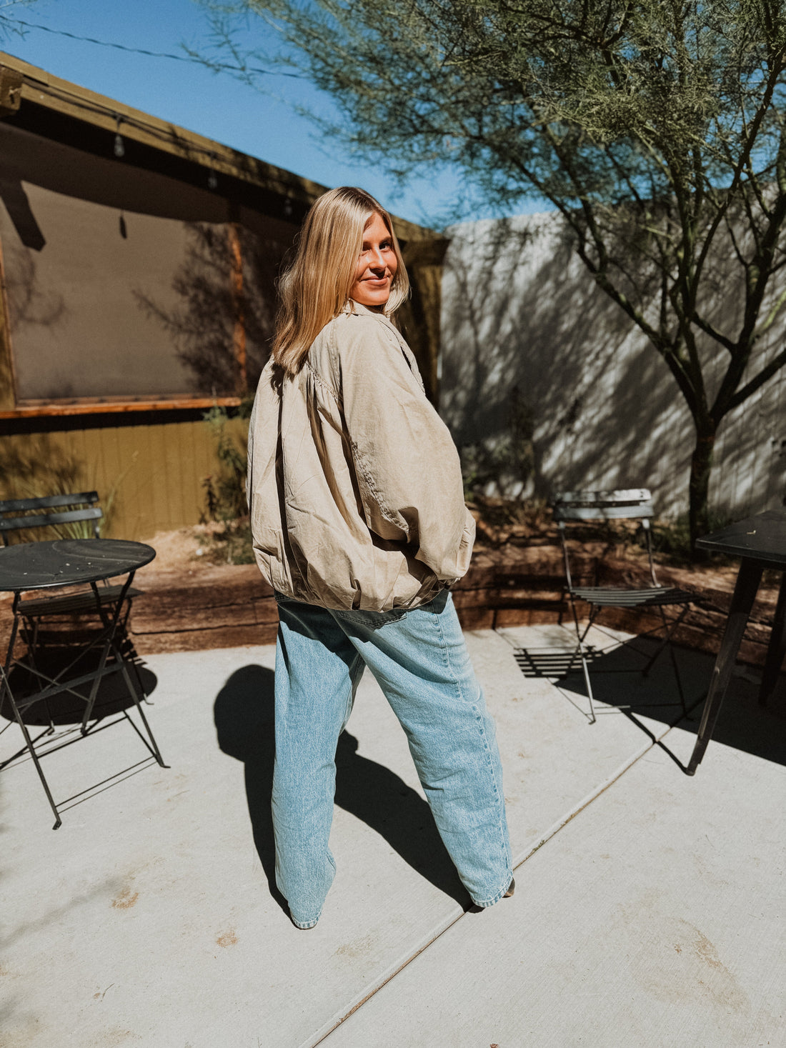 Roaming Travelers Chelsea Jacket | Oatmeal available in Joshua Tree at JT Trading Post