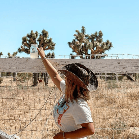 Roaming Travelers Coastal Cowgirl Hat available in Joshua Tree at JT Trading Post