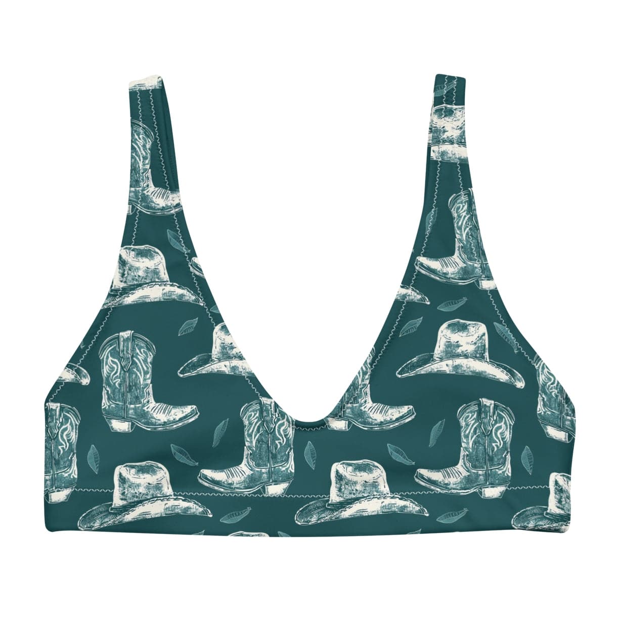 Roaming Travelers Cowboy Blues High Waisted Bikini available in Joshua Tree at JT Trading Post