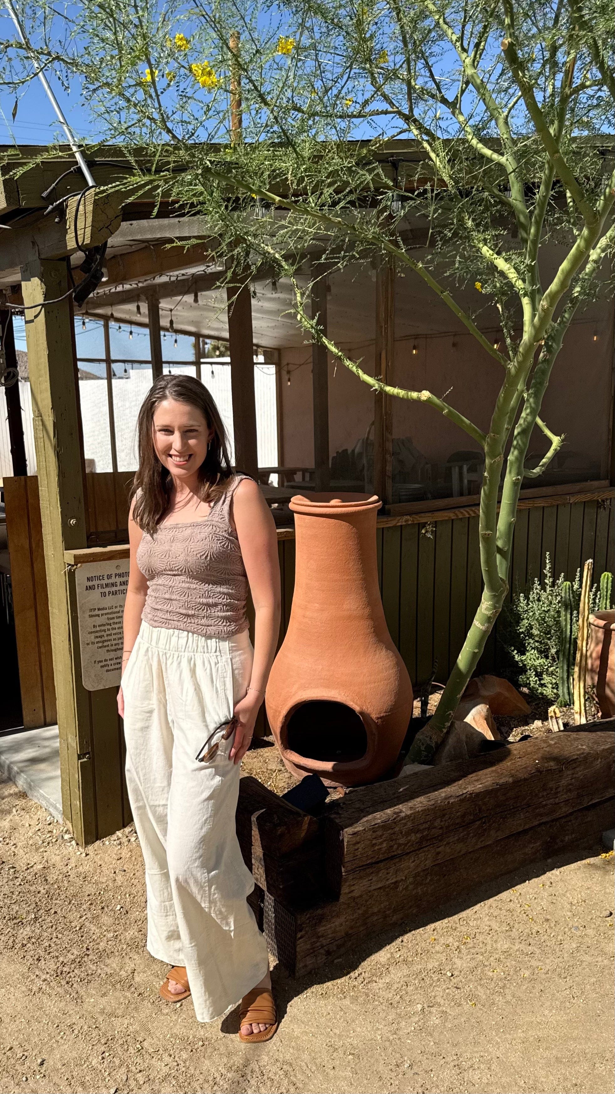 Roaming Travelers Day's End Linen Pull-On Pants available in Joshua Tree at JT Trading Post