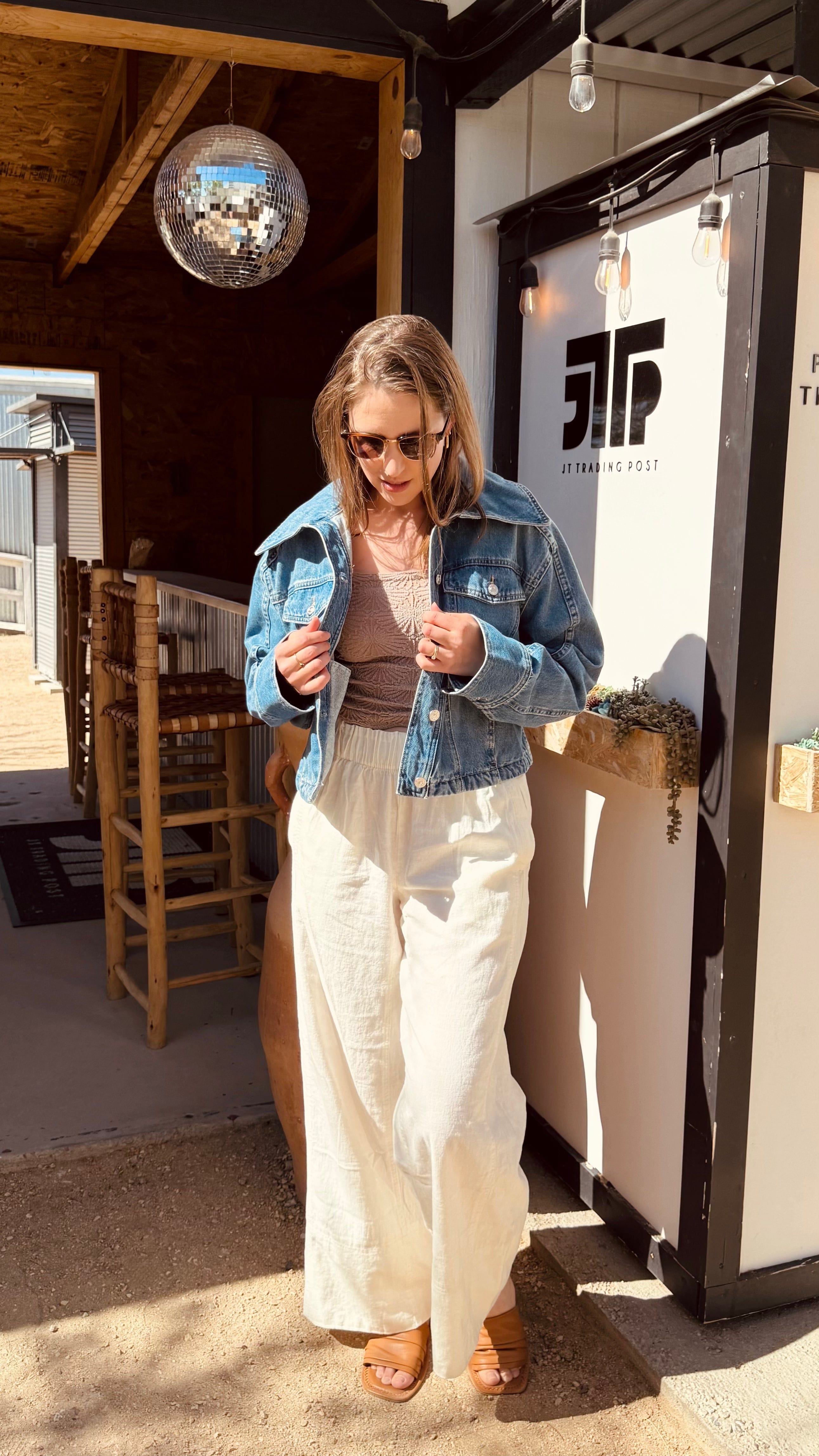 Roaming Travelers Day's End Linen Pull-On Pants available in Joshua Tree at JT Trading Post