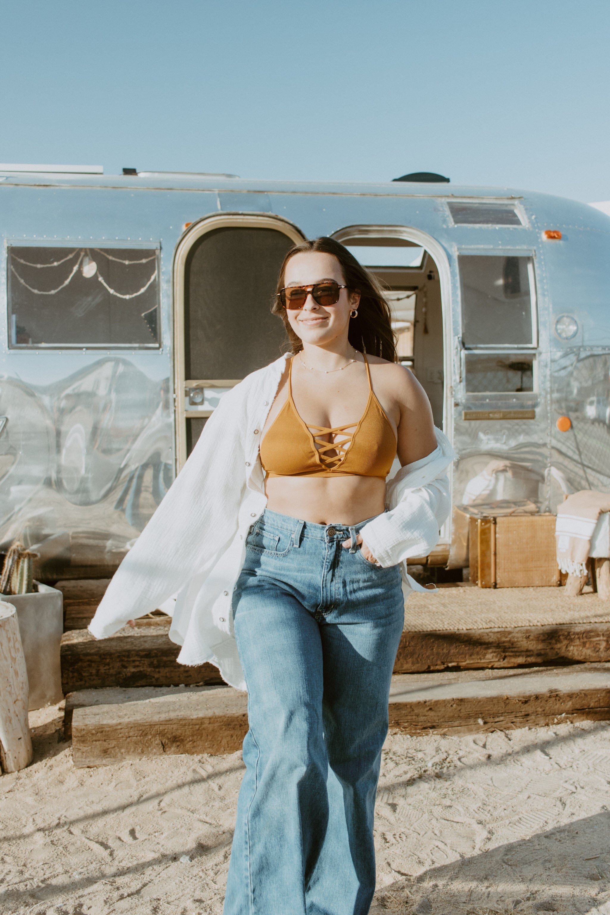 Roaming Travelers Daydream Buttondown available in Joshua Tree at JT Trading Post