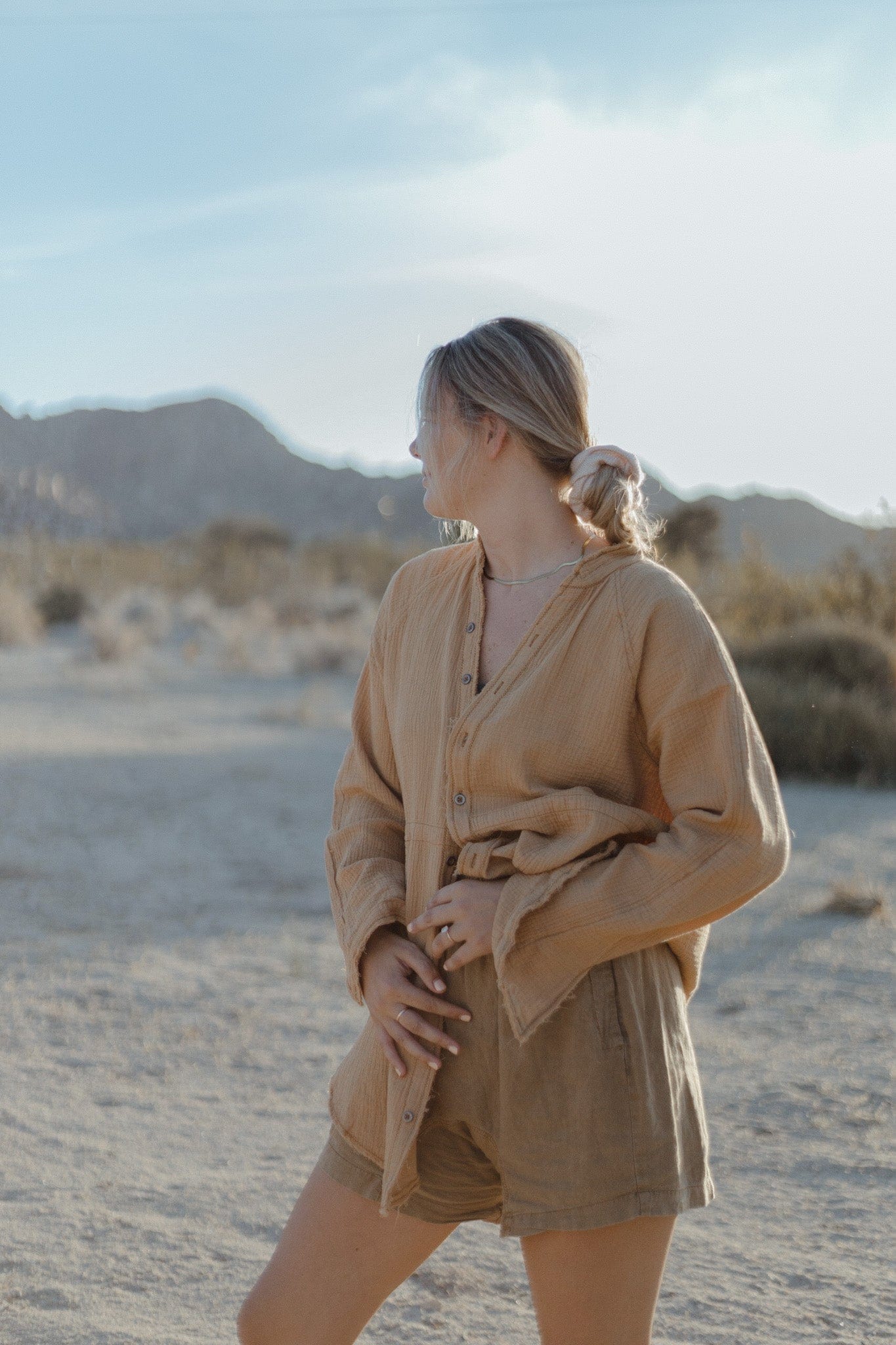 Roaming Travelers Daydream Buttondown available in Joshua Tree at JT Trading Post