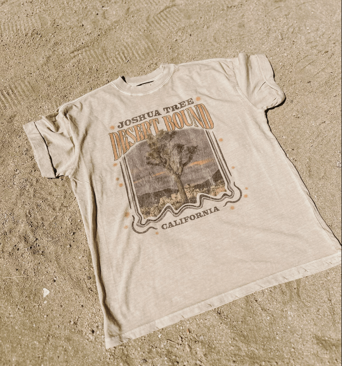 Roaming Travelers Joshua Tree Tour Shirt available in Joshua Tree at JT Trading Post