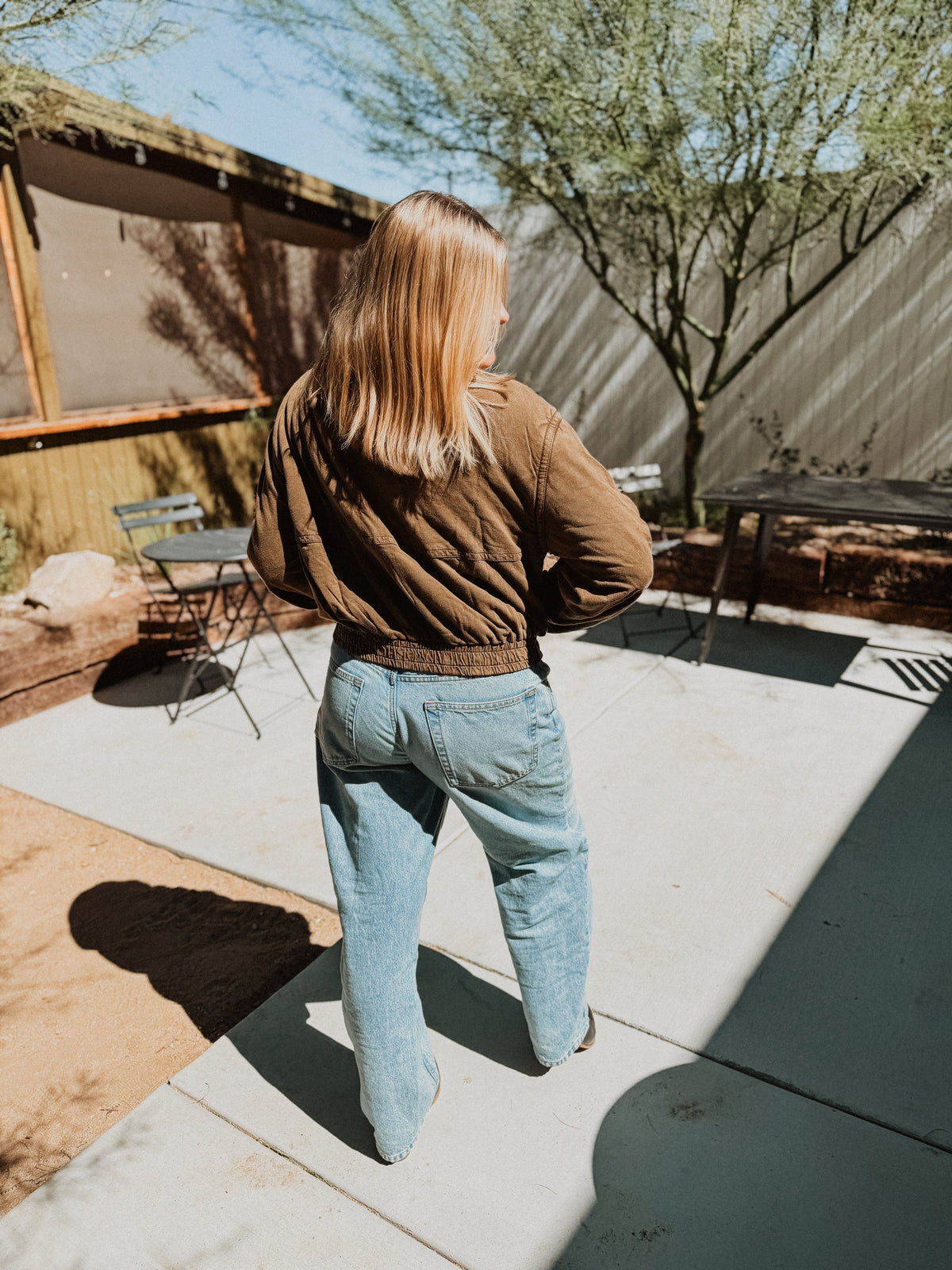 Free People Jackets FP One Birdie Washed Jacket