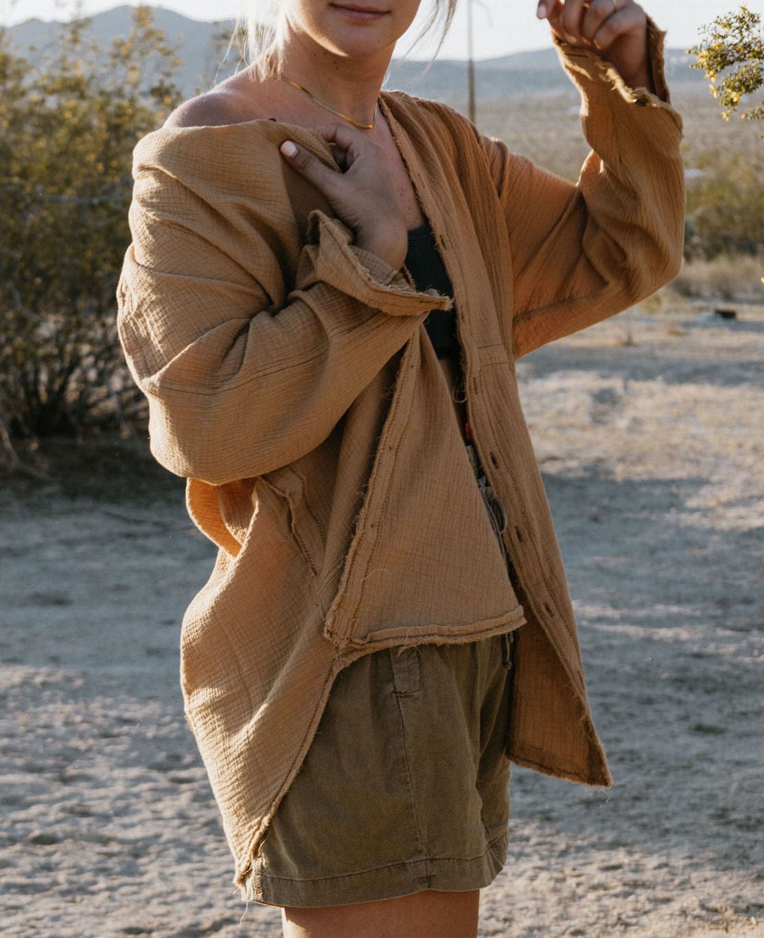 Roaming Travelers Daydream Buttondown available in Joshua Tree at JT Trading Post