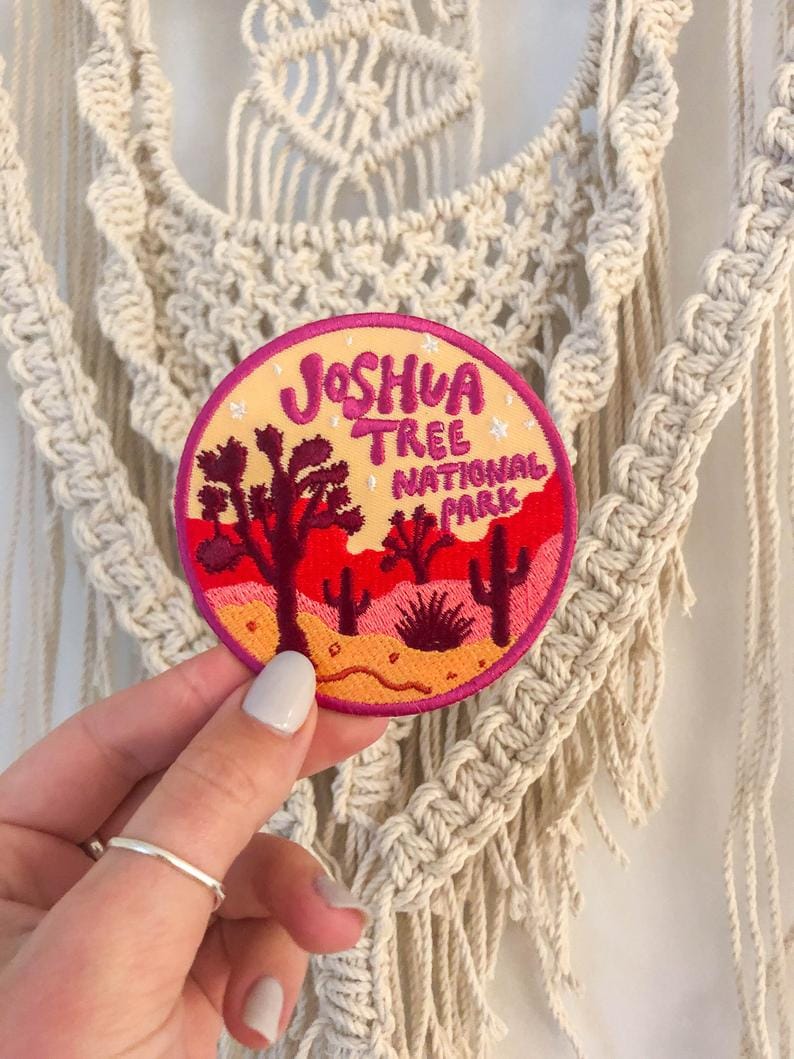 Wild Rose NY Patches and Pins Iron on Joshua Tree Patch