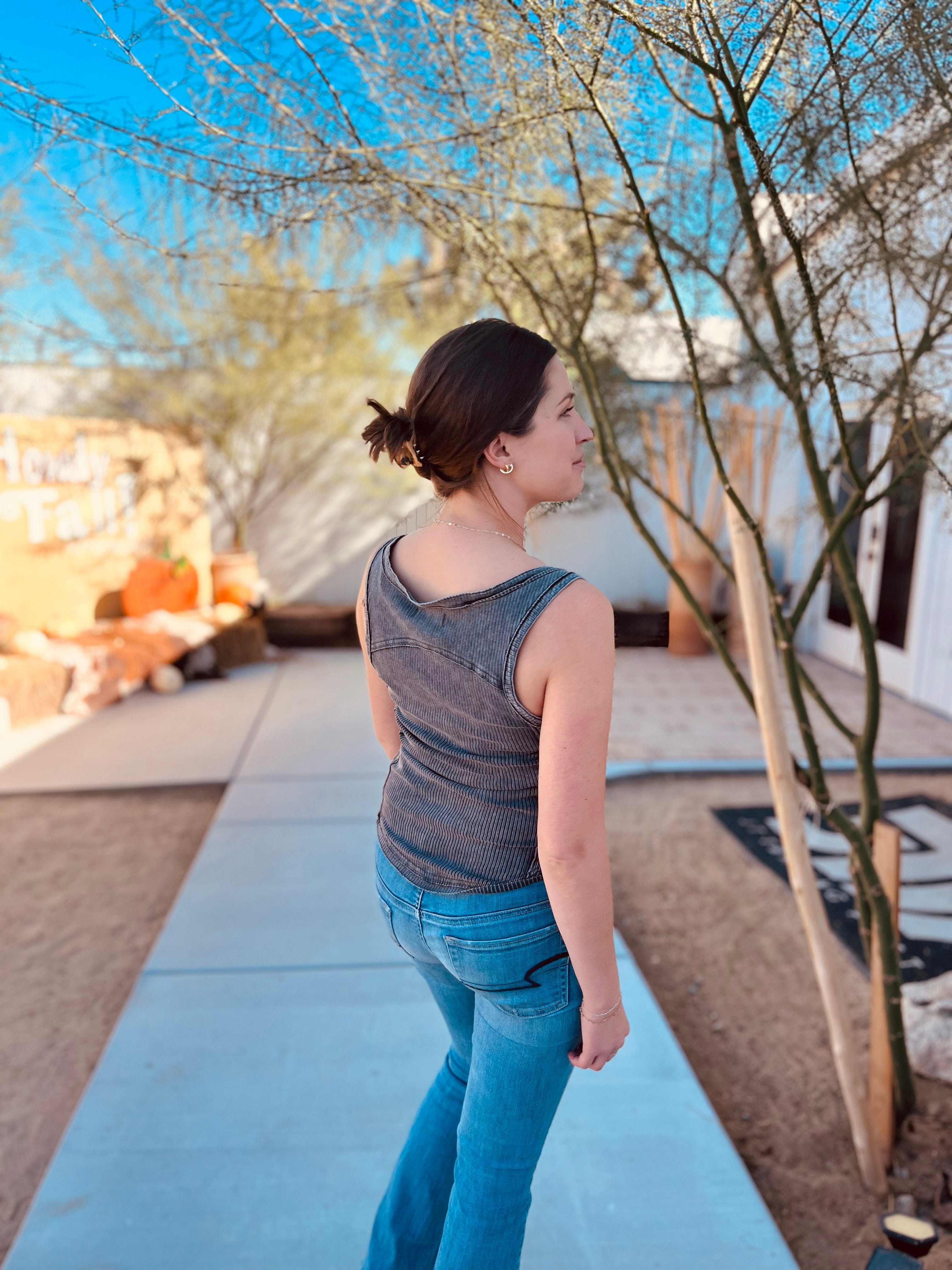 Roaming Travelers Jamie Buckle Tank available in Joshua Tree at JT Trading Post