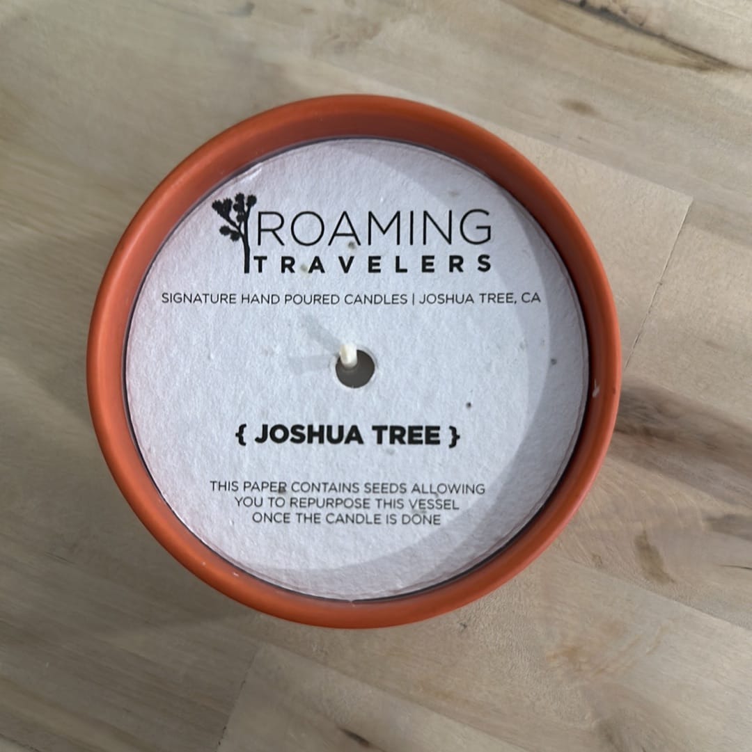 Roaming Travelers Joshua Tree Candle | LUXE EDITION available in Joshua Tree at JT Trading Post