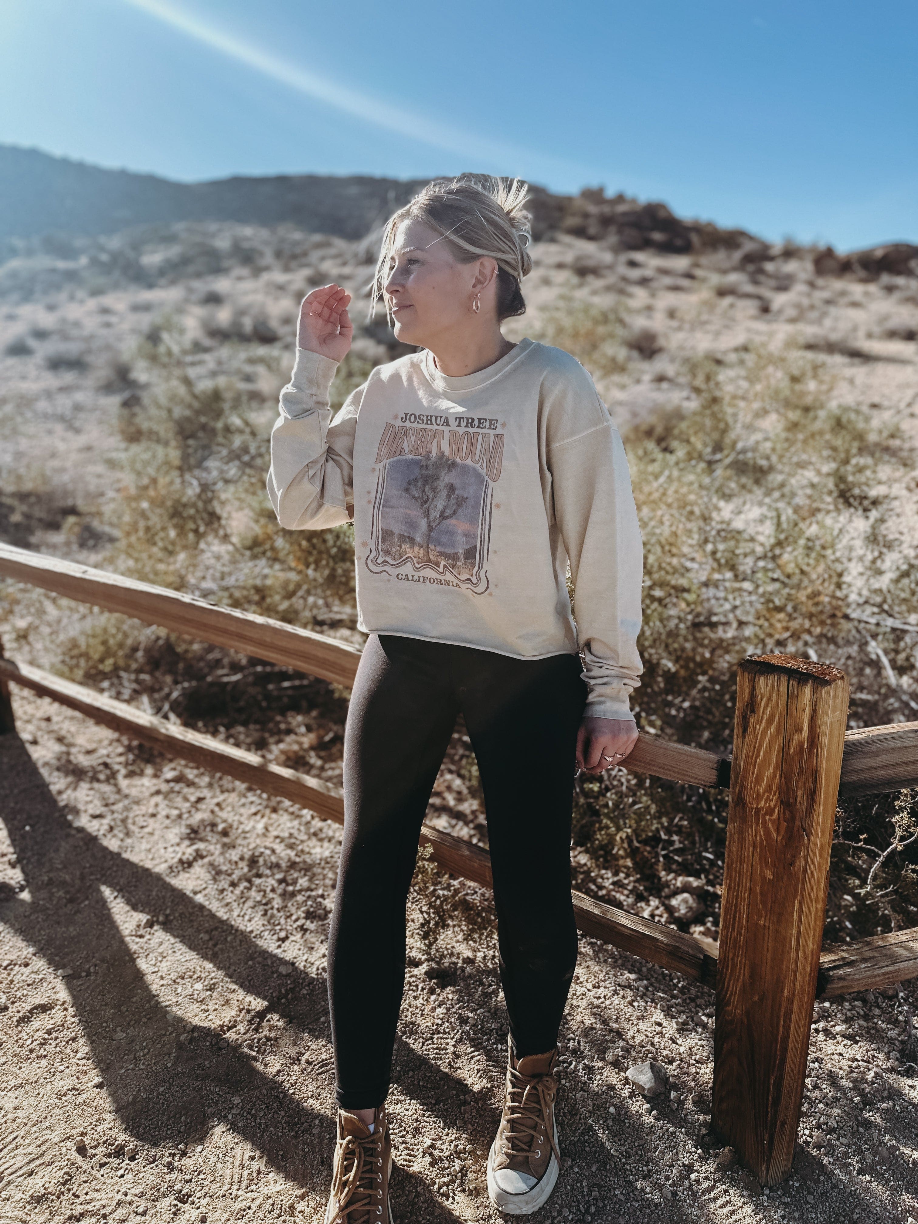 Roaming Travelers Joshua Tree Tour Crop available in Joshua Tree at JT Trading Post