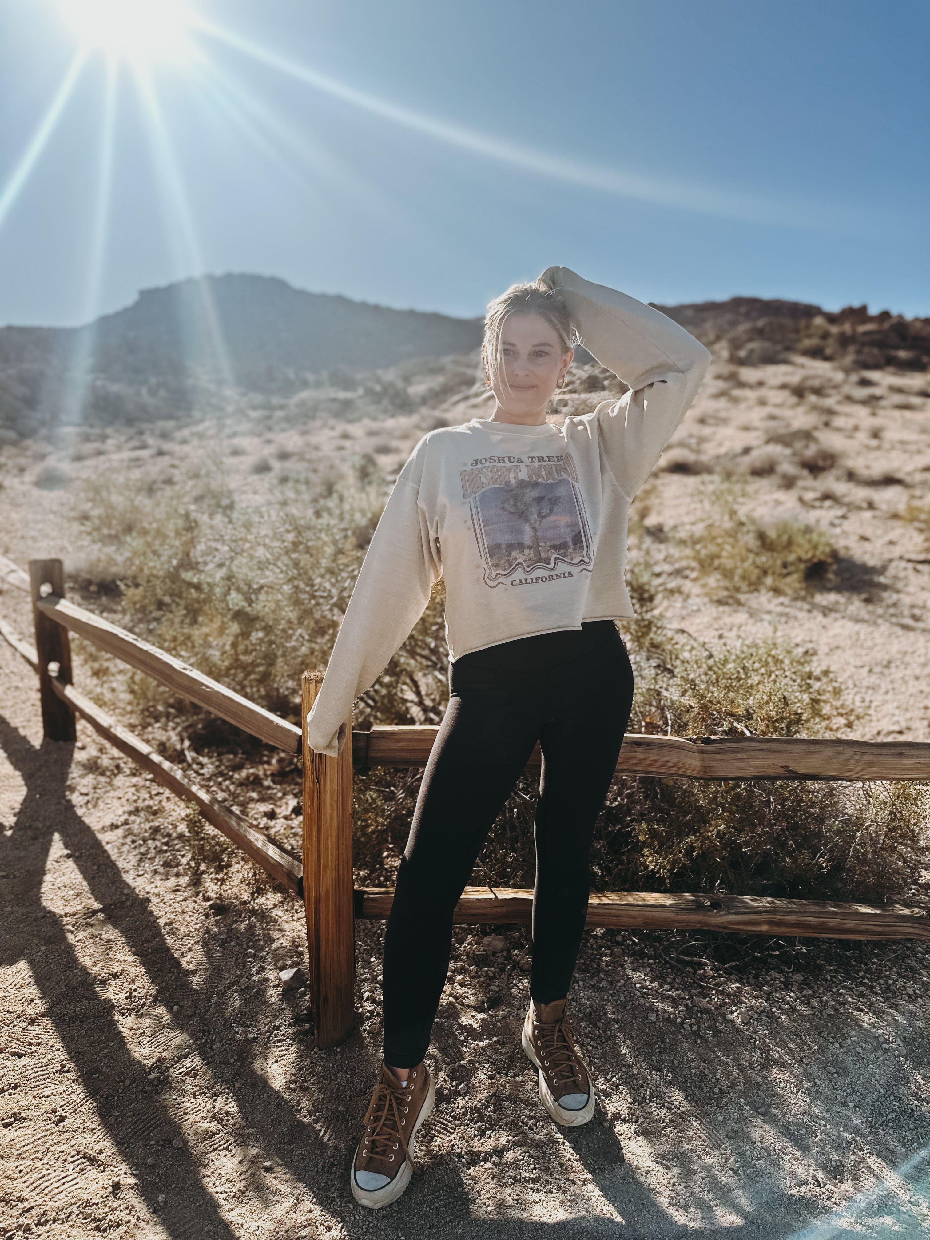Roaming Travelers Joshua Tree Tour Crop available in Joshua Tree at JT Trading Post