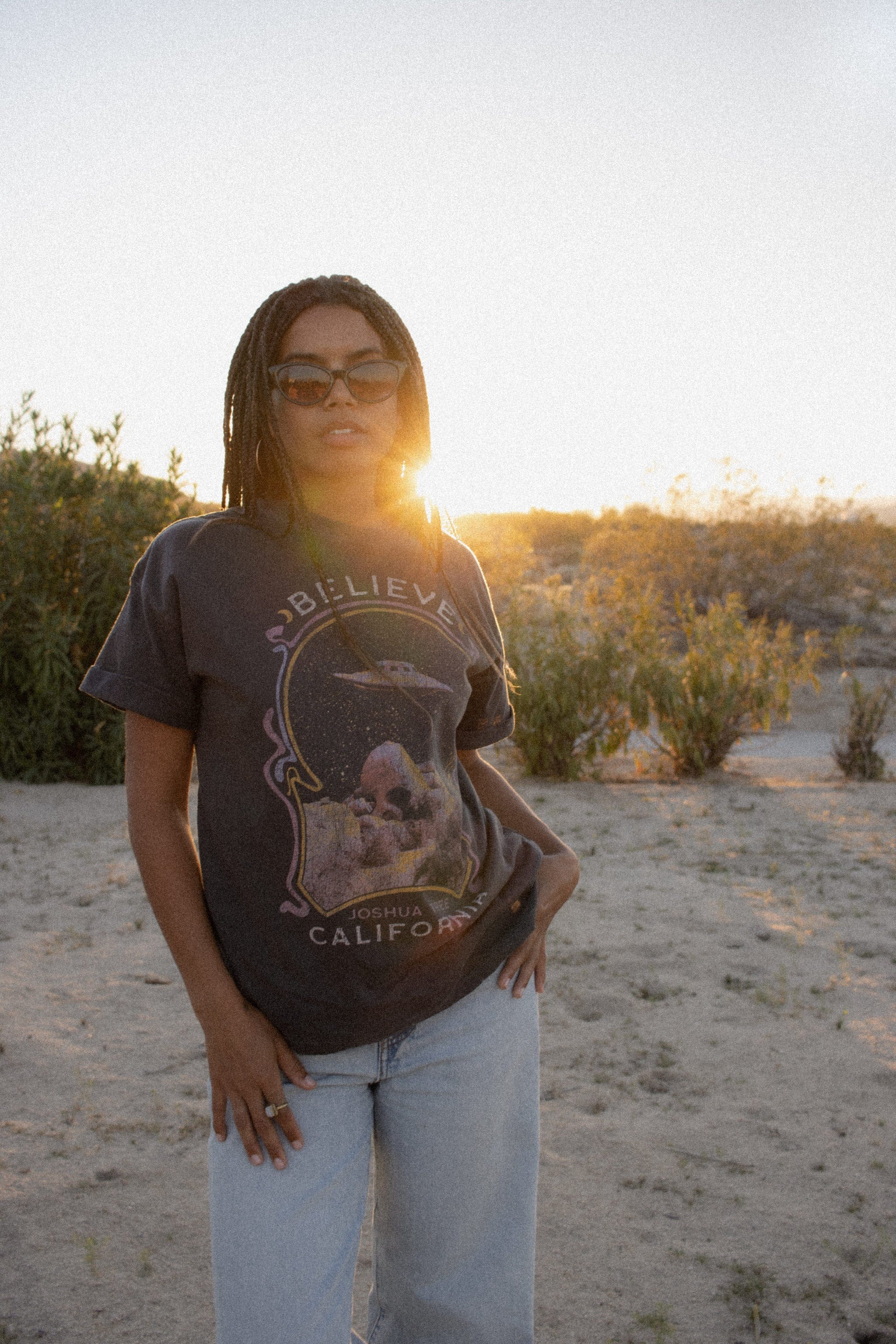 Roaming Travelers JT Believe Tee available in Joshua Tree at JT Trading Post