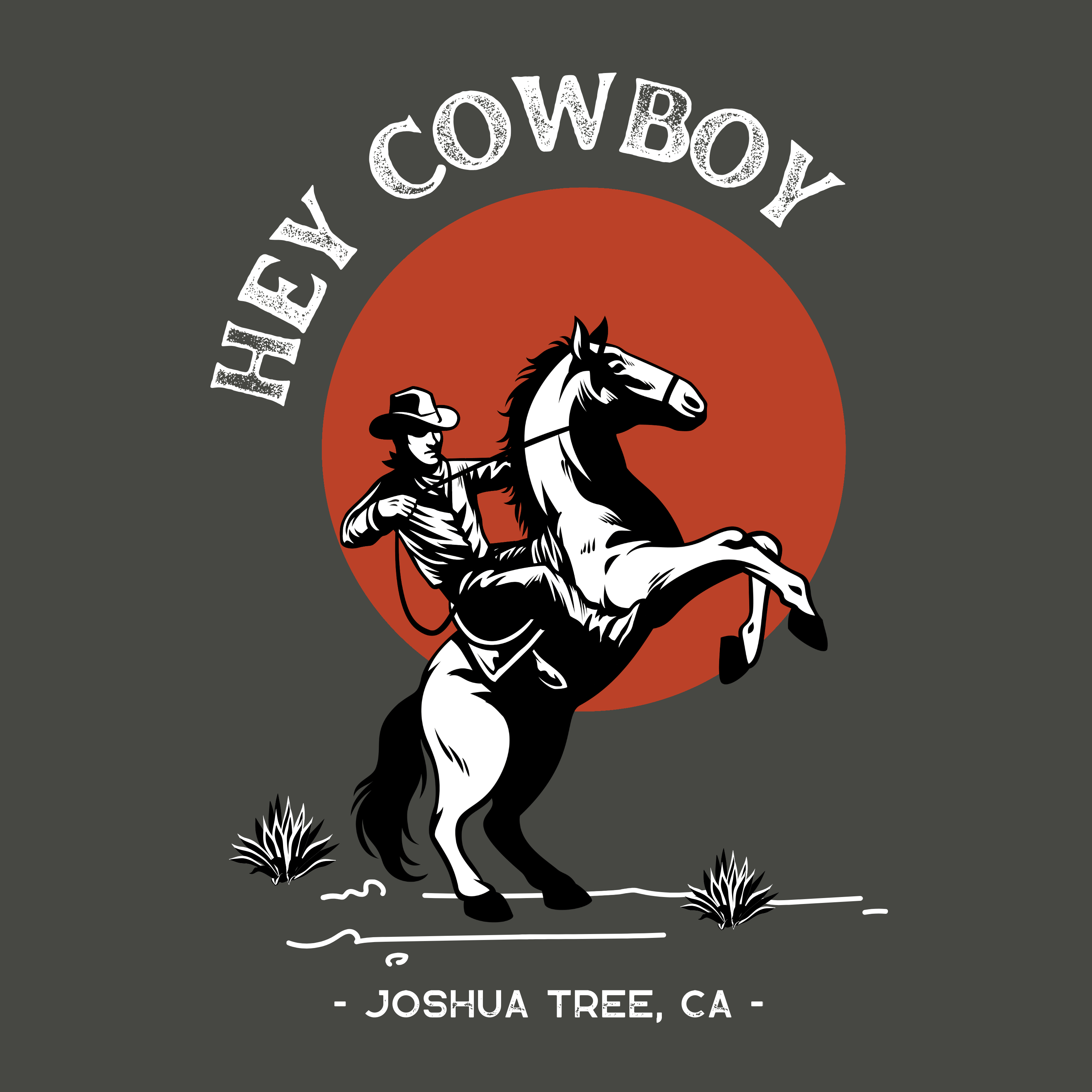 Roaming Travelers JT Hey Cowboy Shirt available in Joshua Tree at JT Trading Post