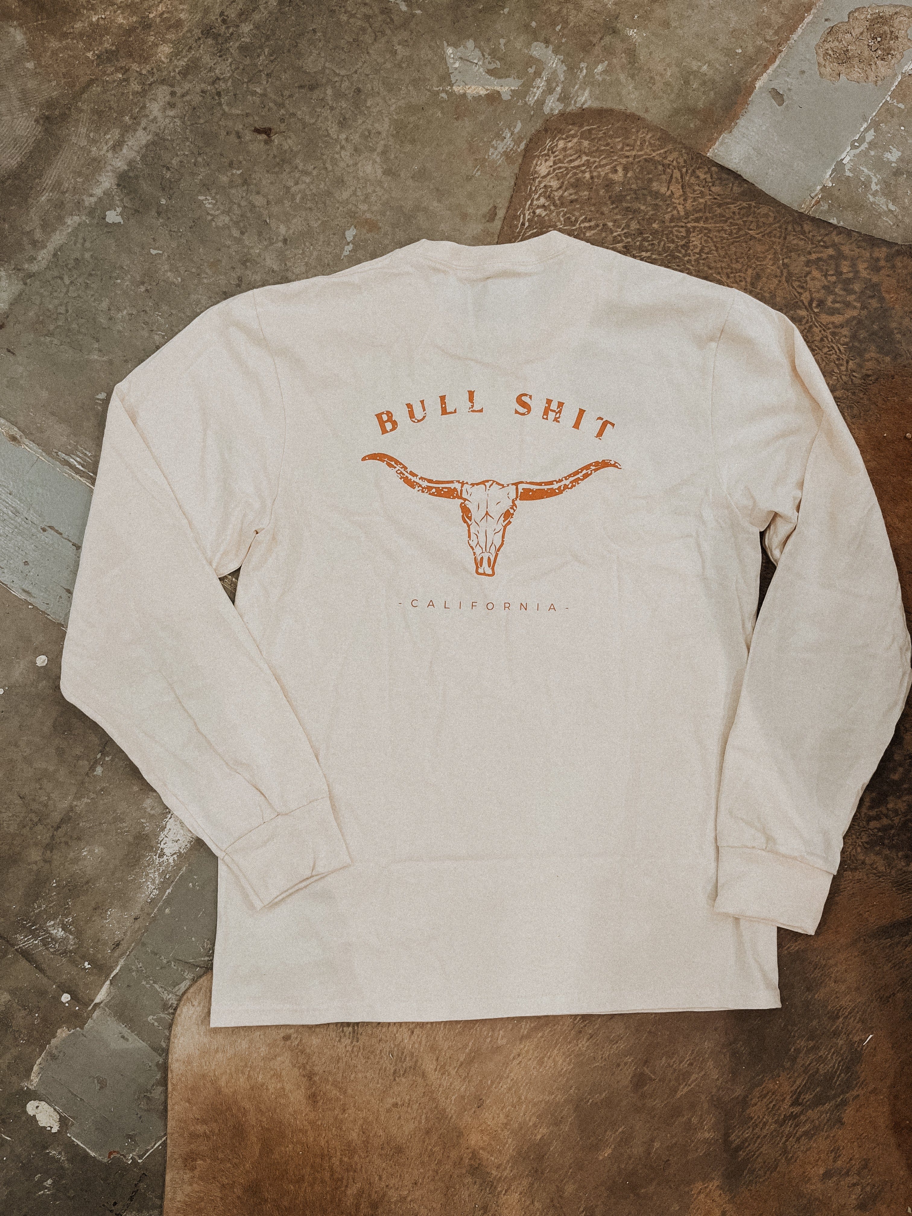 Roaming Travelers Longhorn Bull Shirt Long Sleeve available in Joshua Tree at JT Trading Post