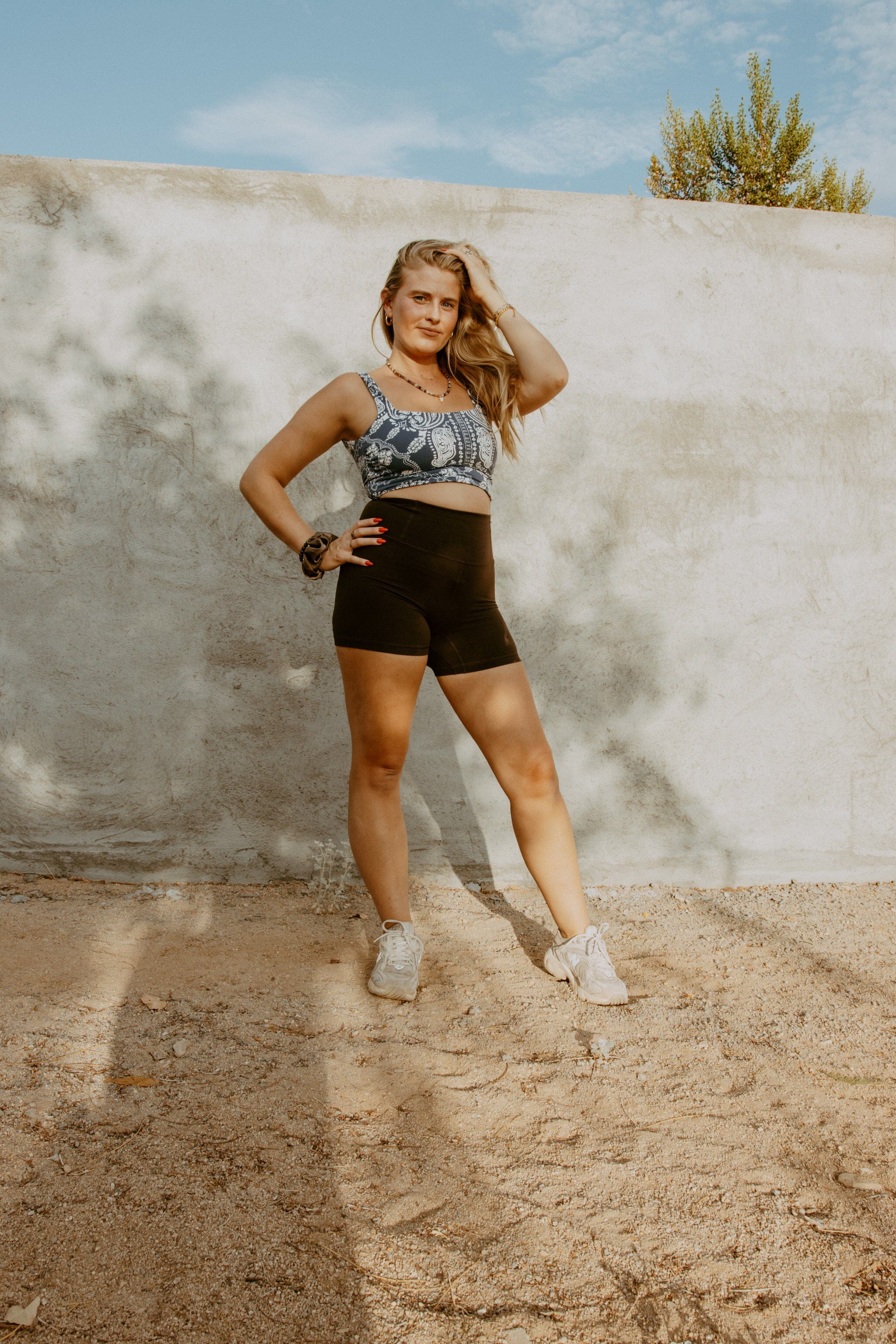 Free People Shirts & Tops Never Better Printed Reversible Twist Crop