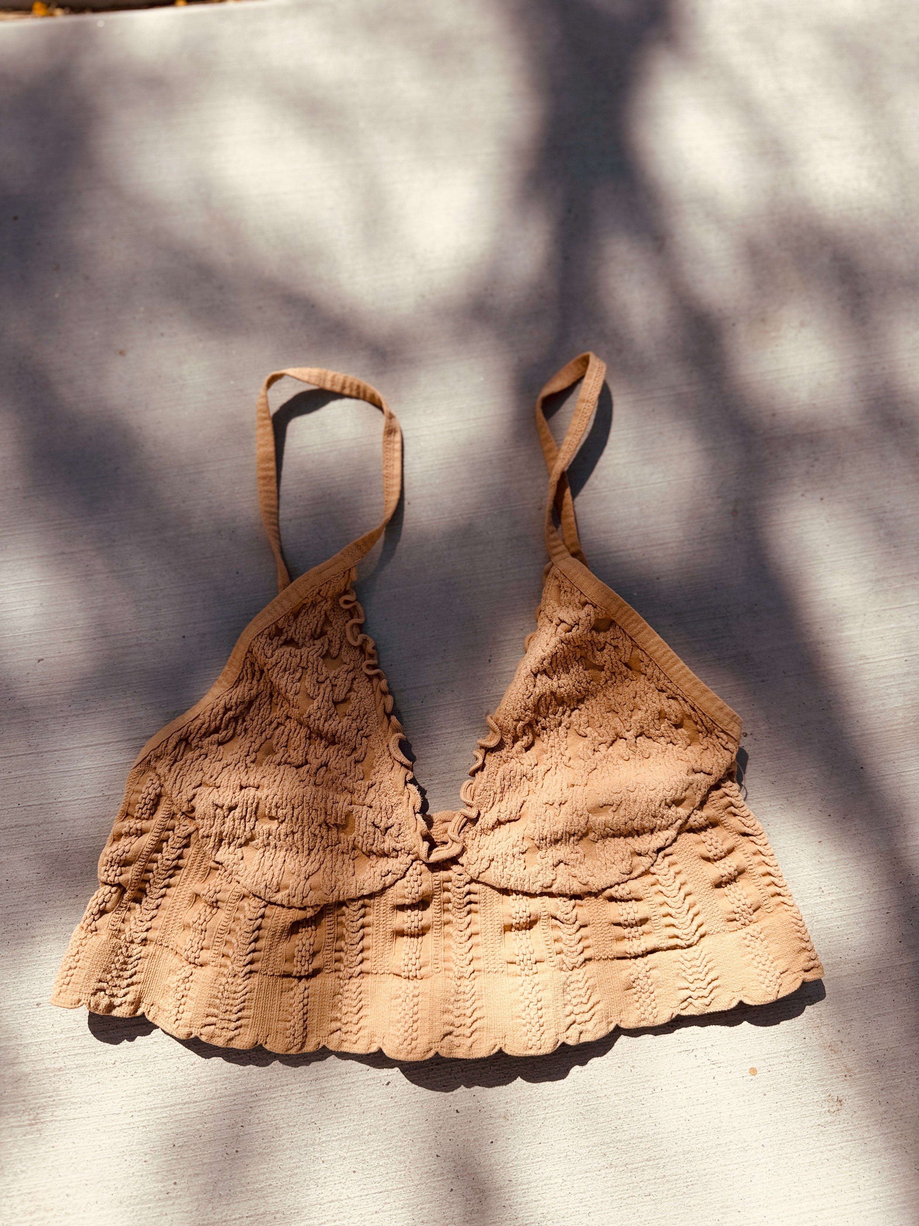 Roaming Travelers Heirloom Seamless Bralett available in Joshua Tree at JT Trading Post