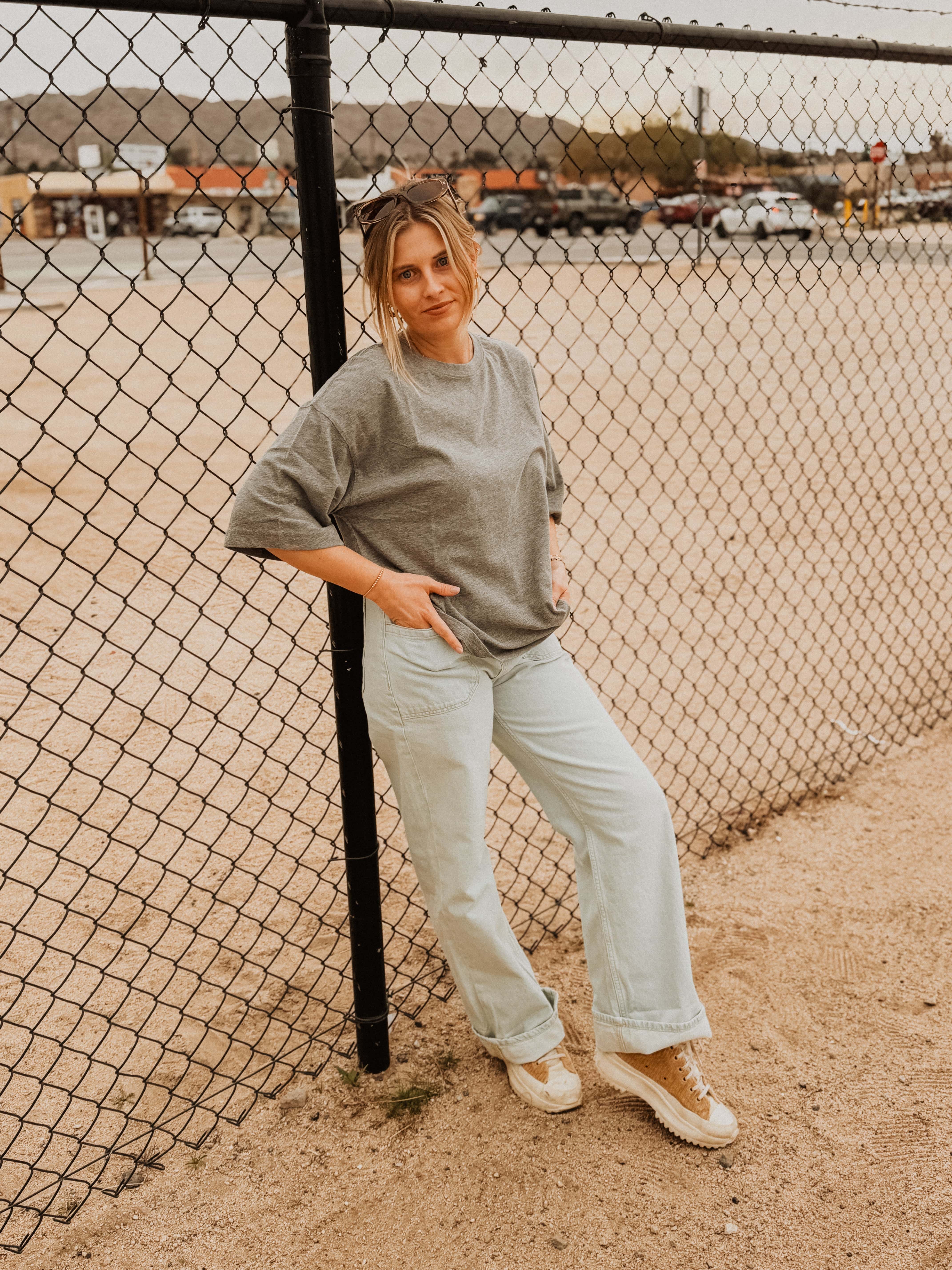 Roaming Travelers Perfect Oversized Tee available in Joshua Tree at JT Trading Post