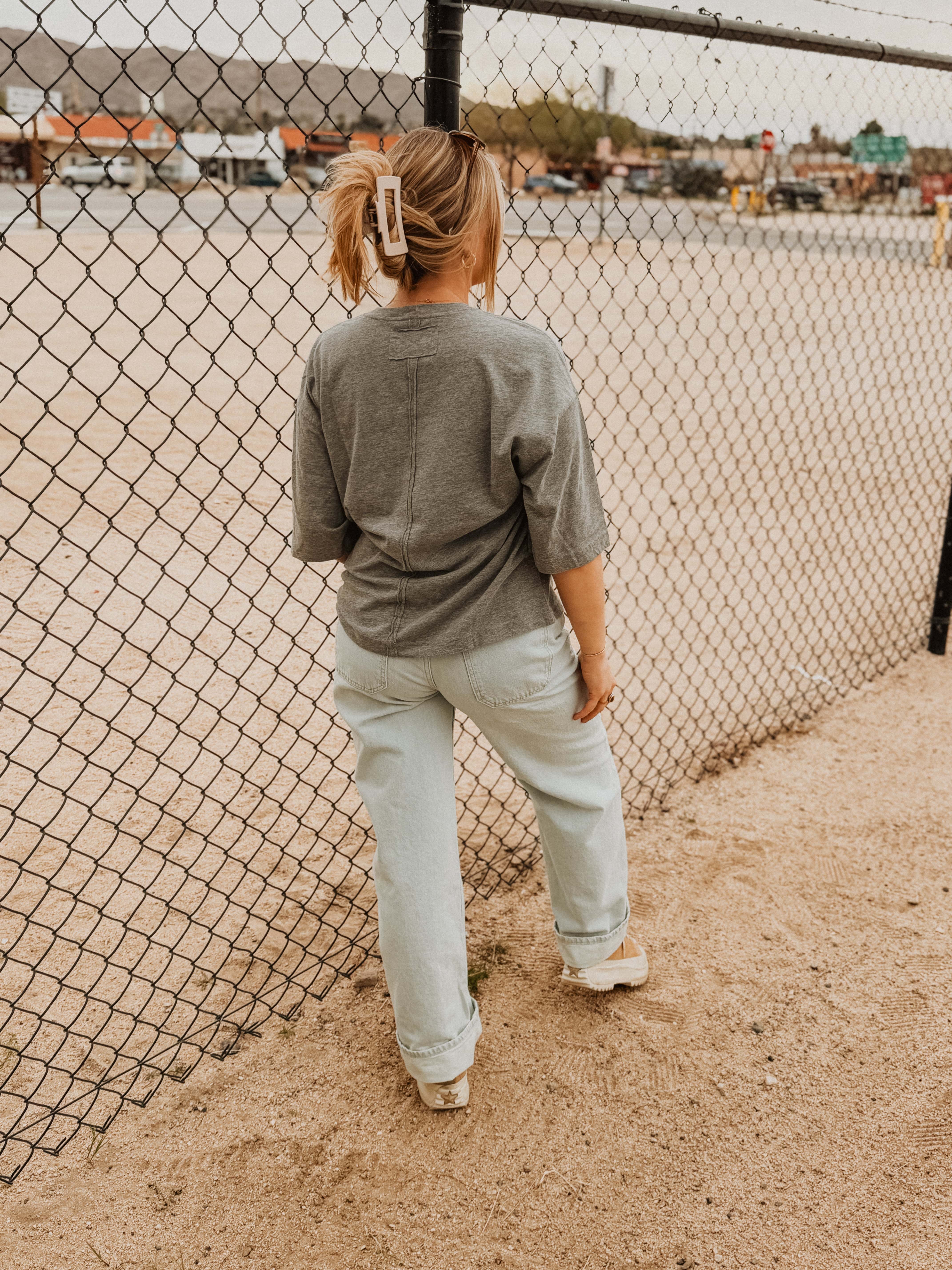 Roaming Travelers Perfect Oversized Tee available in Joshua Tree at JT Trading Post
