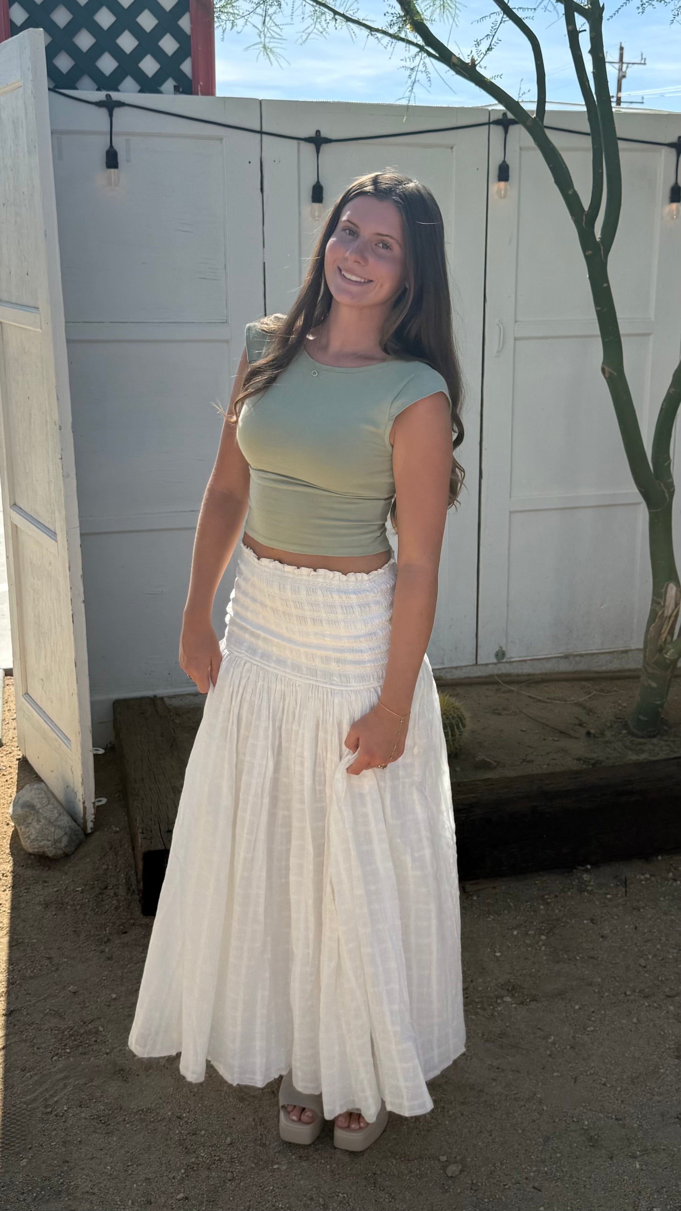 Roaming Travelers Raven Solid Convertible Maxi Dress / Skirt available in Joshua Tree at JT Trading Post
