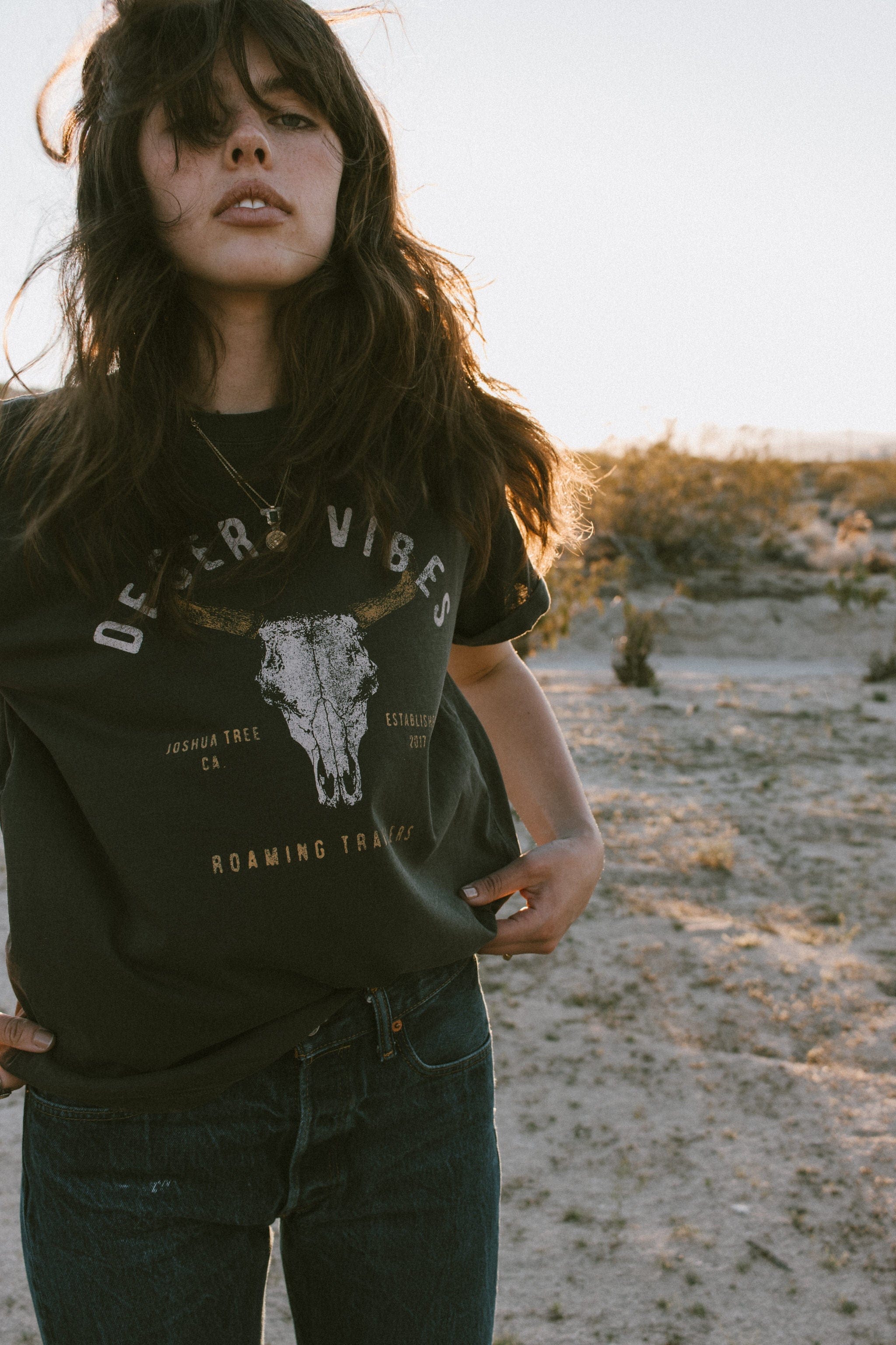 Roaming Travelers Roaming Desert Vibes T-Shirt available in Joshua Tree at JT Trading Post