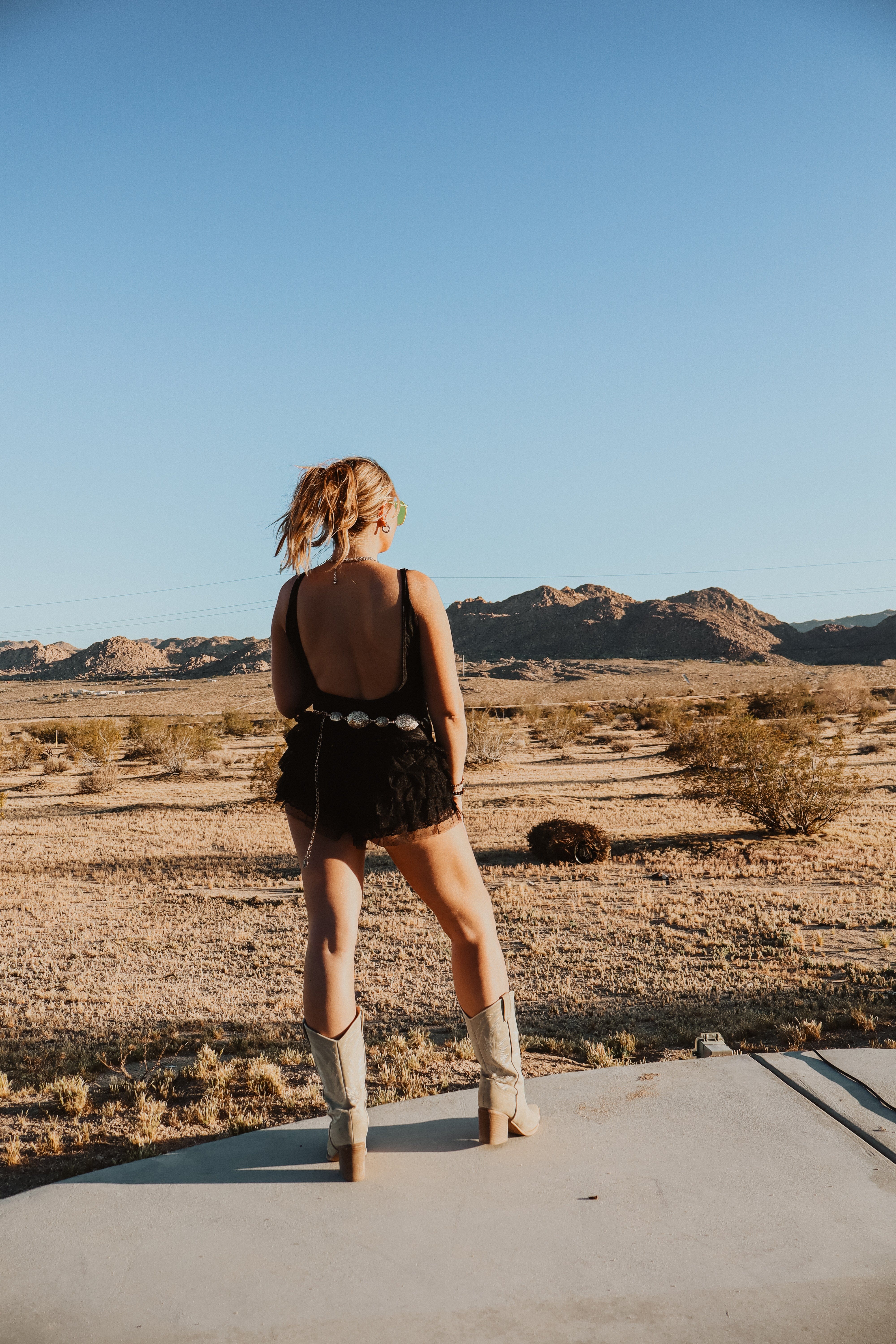 Roaming Travelers Ruffle Lace Festival Shorts available in Joshua Tree at JT Trading Post