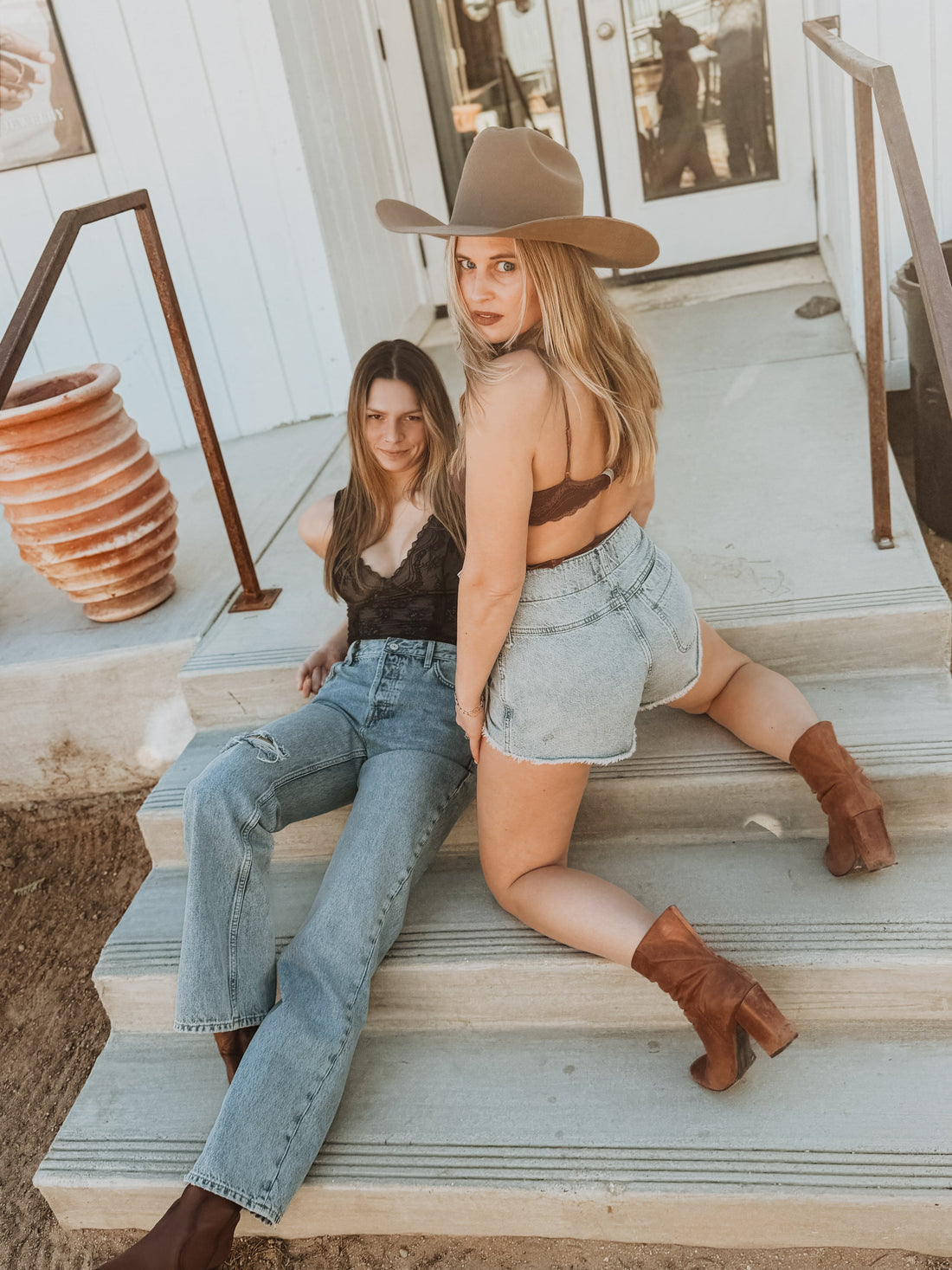 Free People Emmy Denim Skort