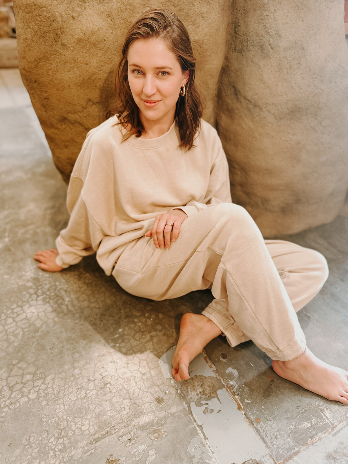 Free People Shirts & Tops Slow it Down Pullover | Morning Oat