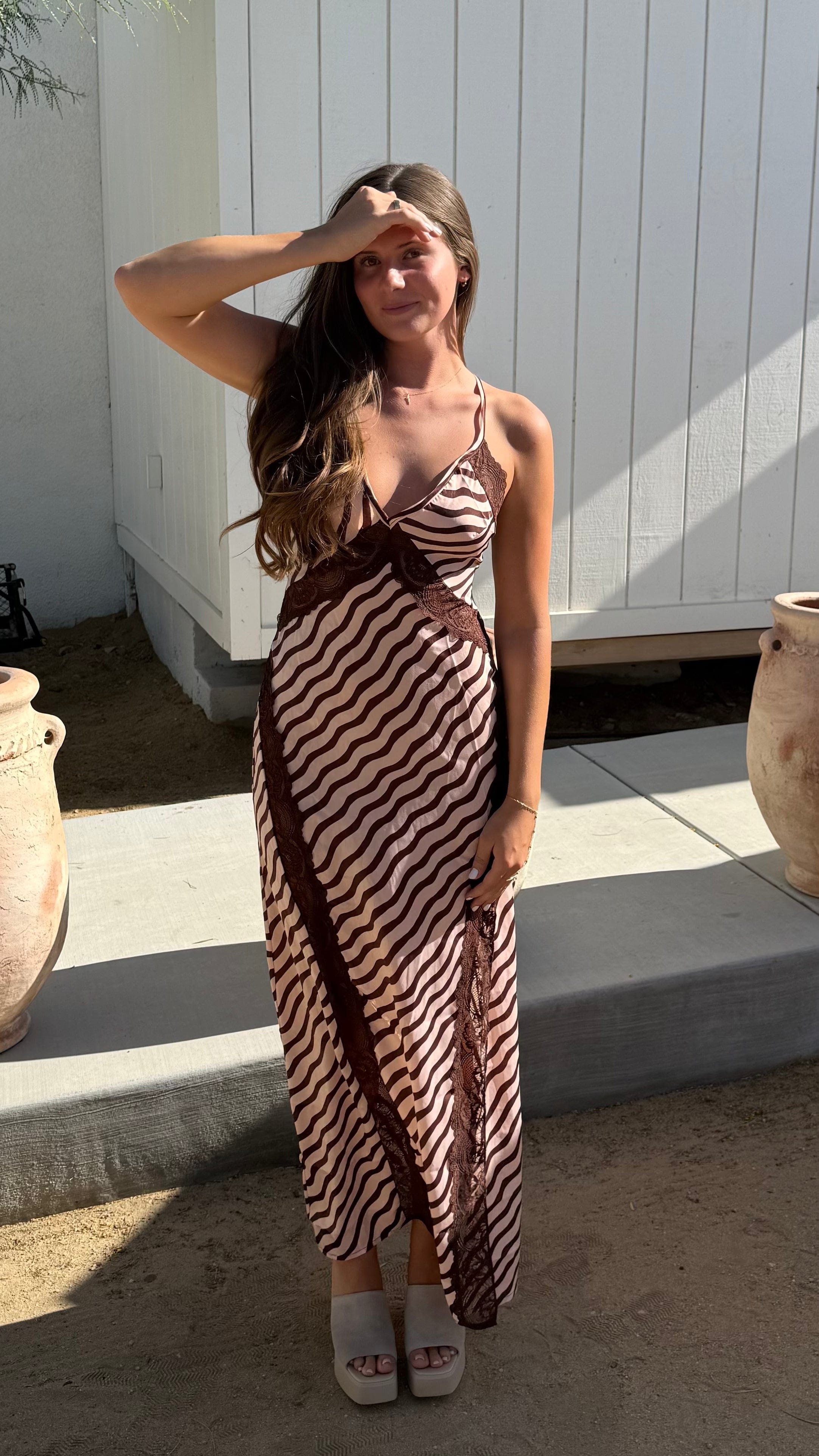 Roaming Travelers Some Kind of Love Maxi Slip | Spring Blush available in Joshua Tree at JT Trading Post