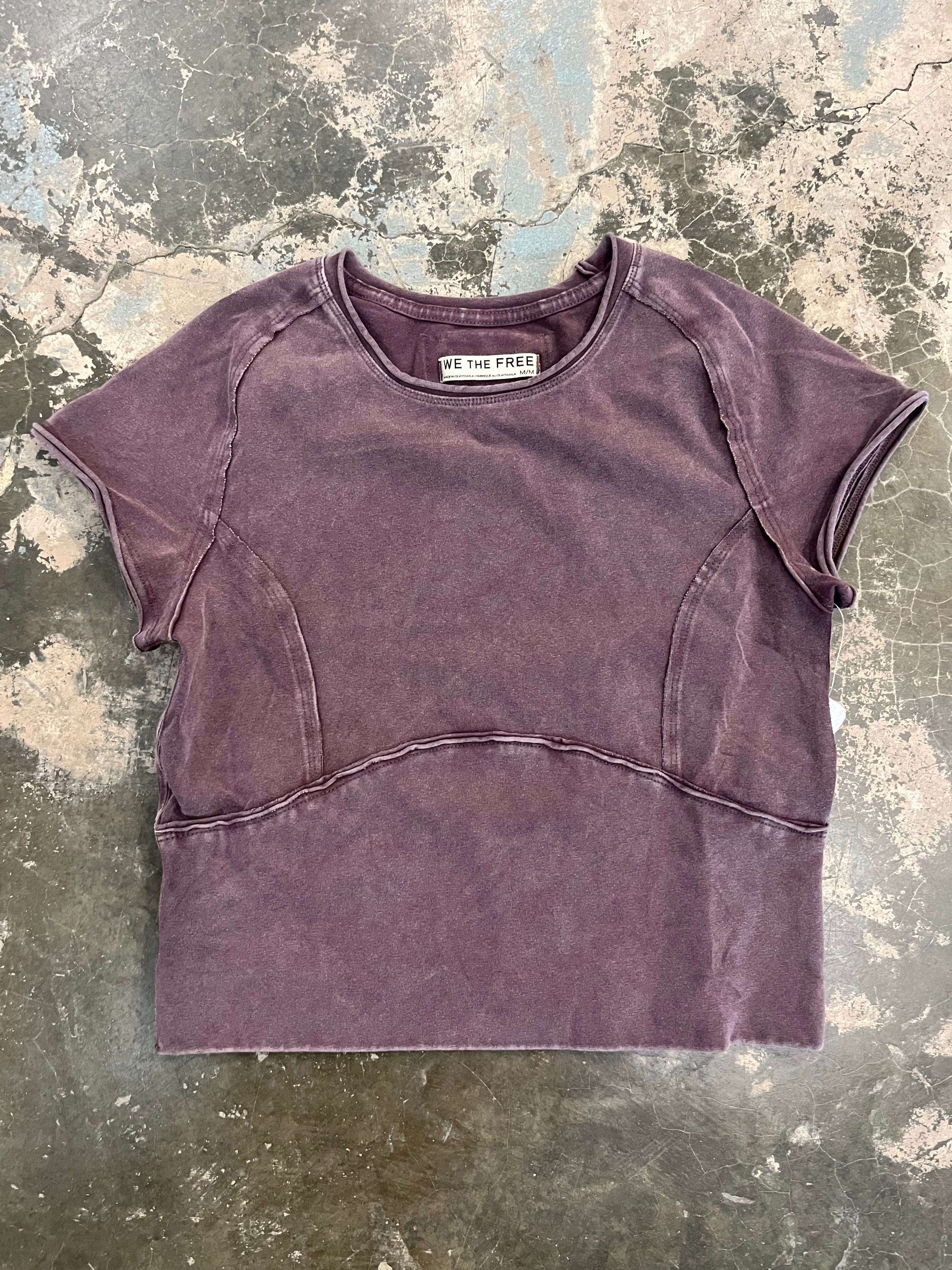 Free People Shirts & Tops Vintage Grape / XS Protagonist Short Sleeve Shirt