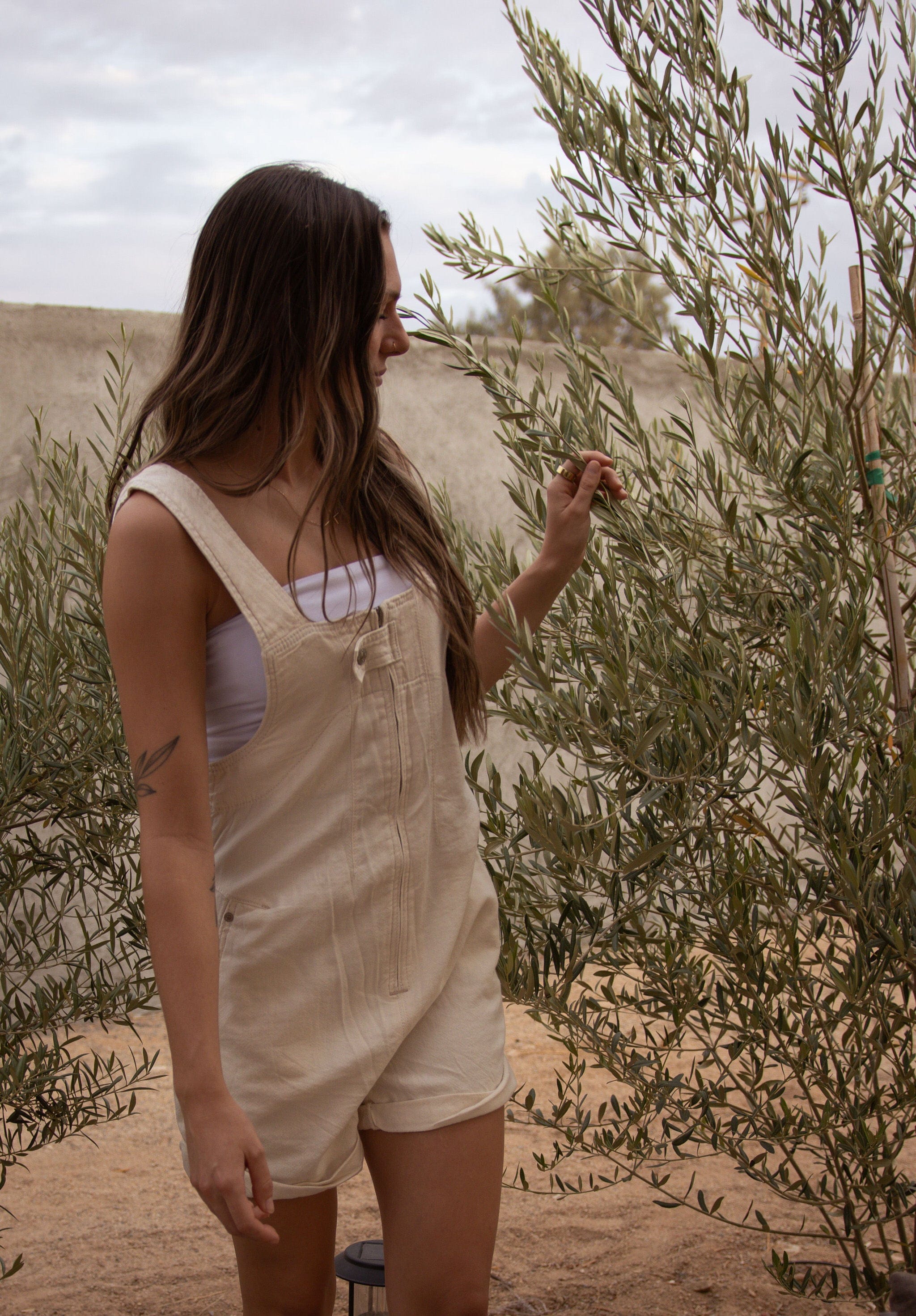 Free People Overalls We The Free Jude Shortalls | Ecru