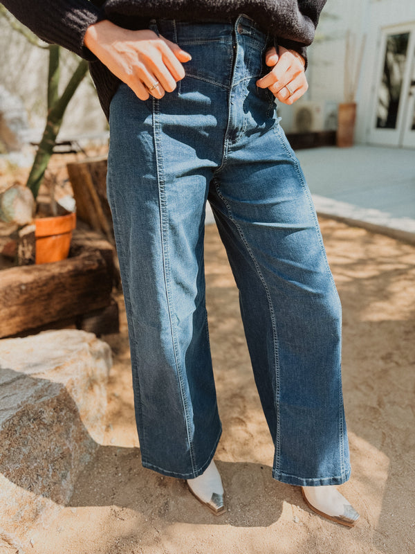 Roaming Travelers We The Free Libre Wide-Leg Jeans available in Joshua Tree at JT Trading Post
