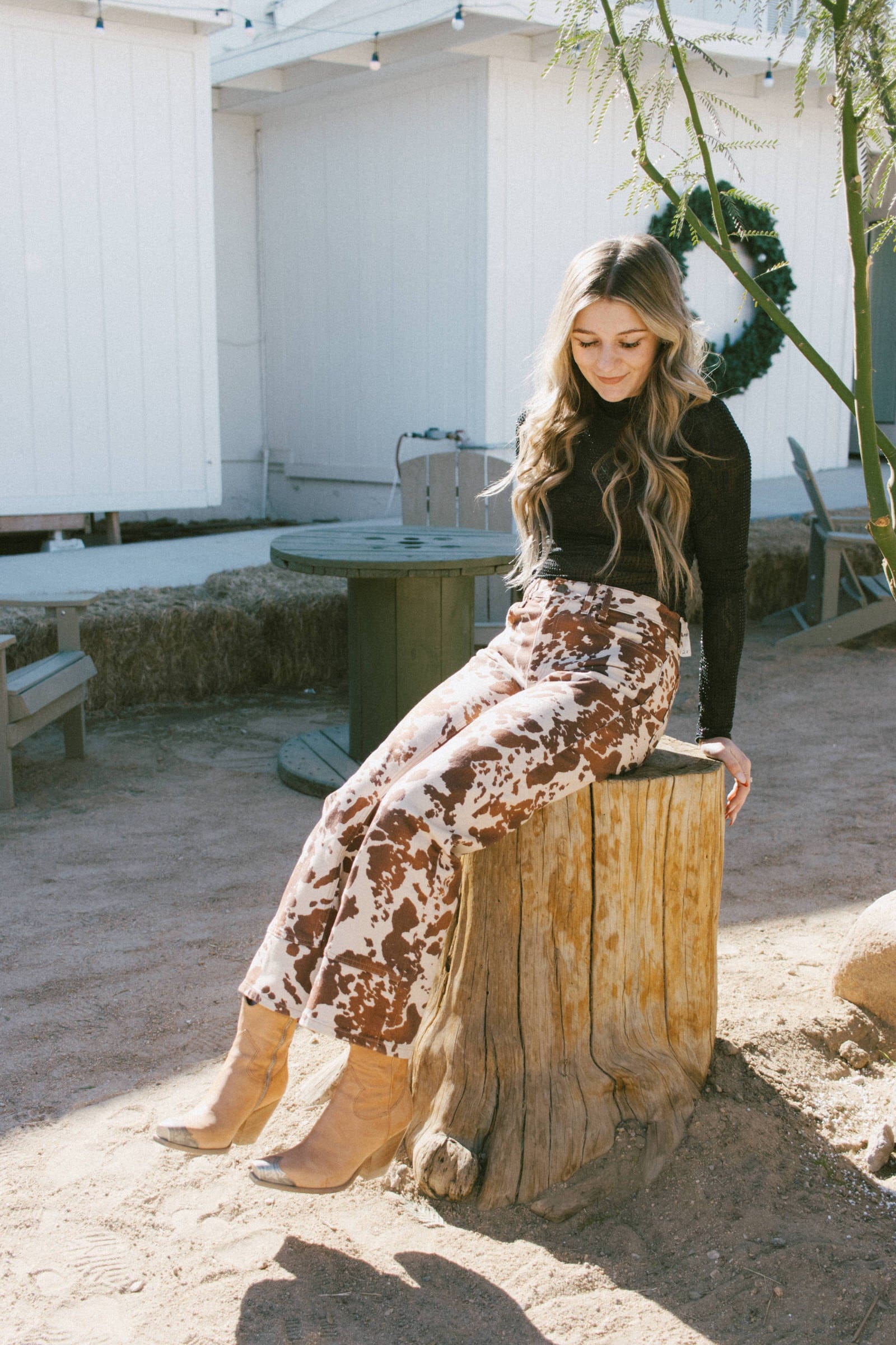 Roaming Travelers We The Free Risk Taker Mid-Rise Printed Jeans available in Joshua Tree at JT Trading Post