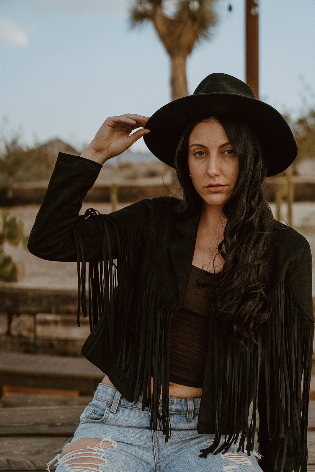 Roaming Travelers Western Fringe Jacket available in Joshua Tree at JT Trading Post