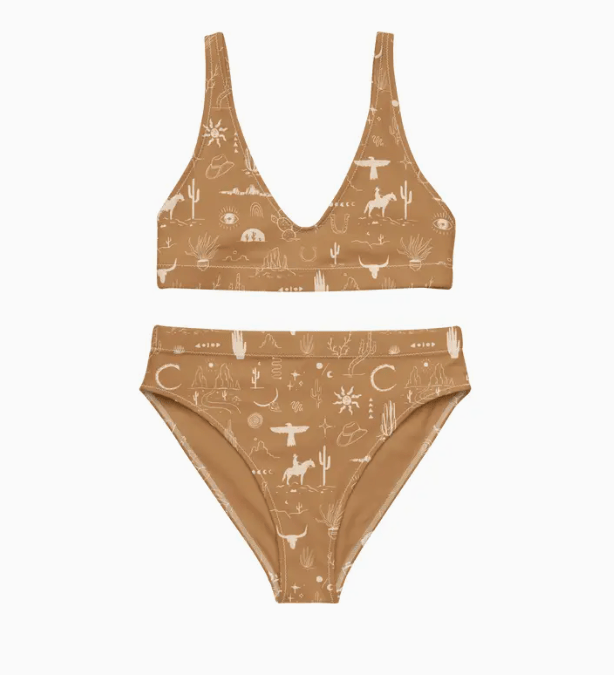 Roaming Travelers Willow High Waisted Bikini available in Joshua Tree at JT Trading Post