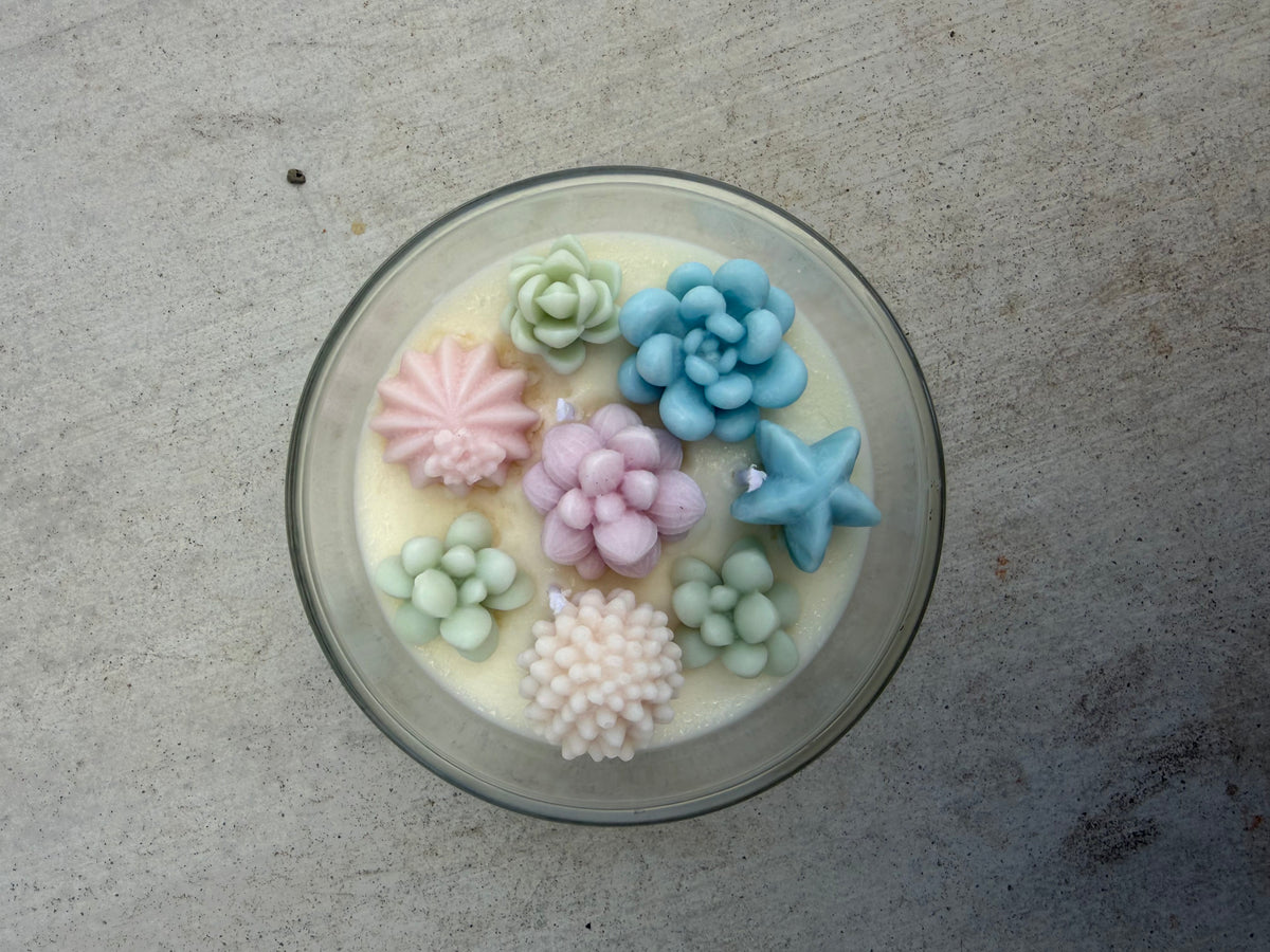 Ryan Dobbins Large Cactus Garden Hand Poured Candle available in Joshua Tree at JT Trading Post