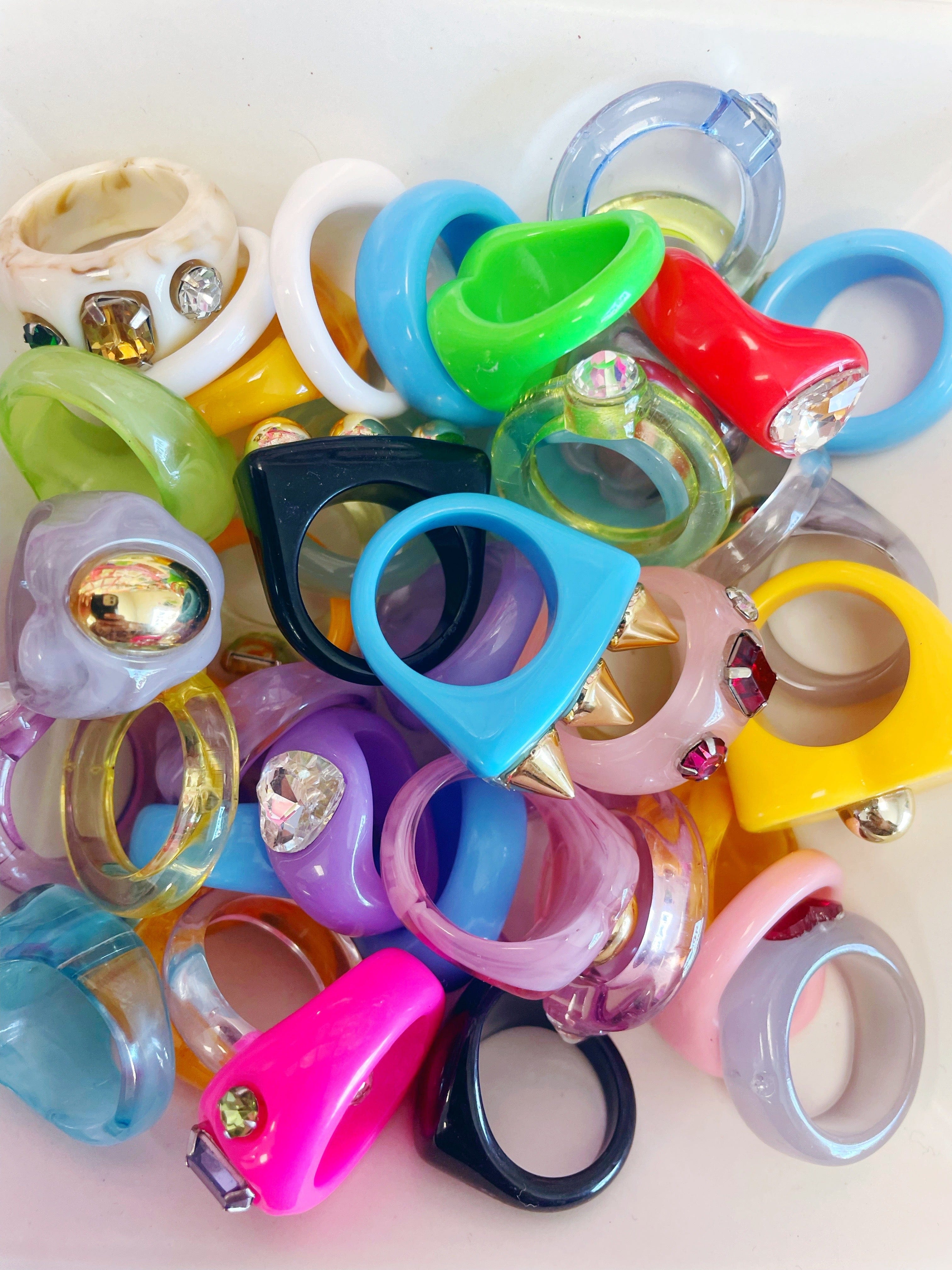 Scorpion Lollipop Resin Acrylic Ring available in Joshua Tree at JT Trading Post