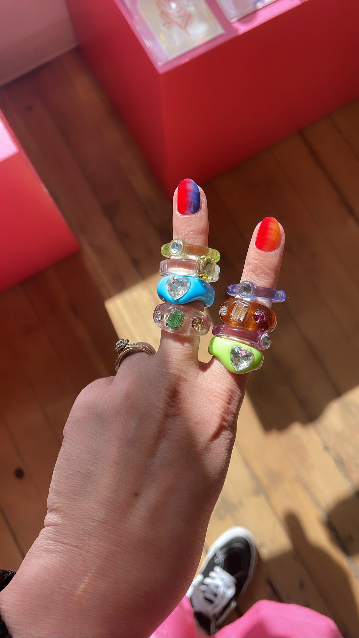 Scorpion Lollipop Resin Acrylic Ring available in Joshua Tree at JT Trading Post