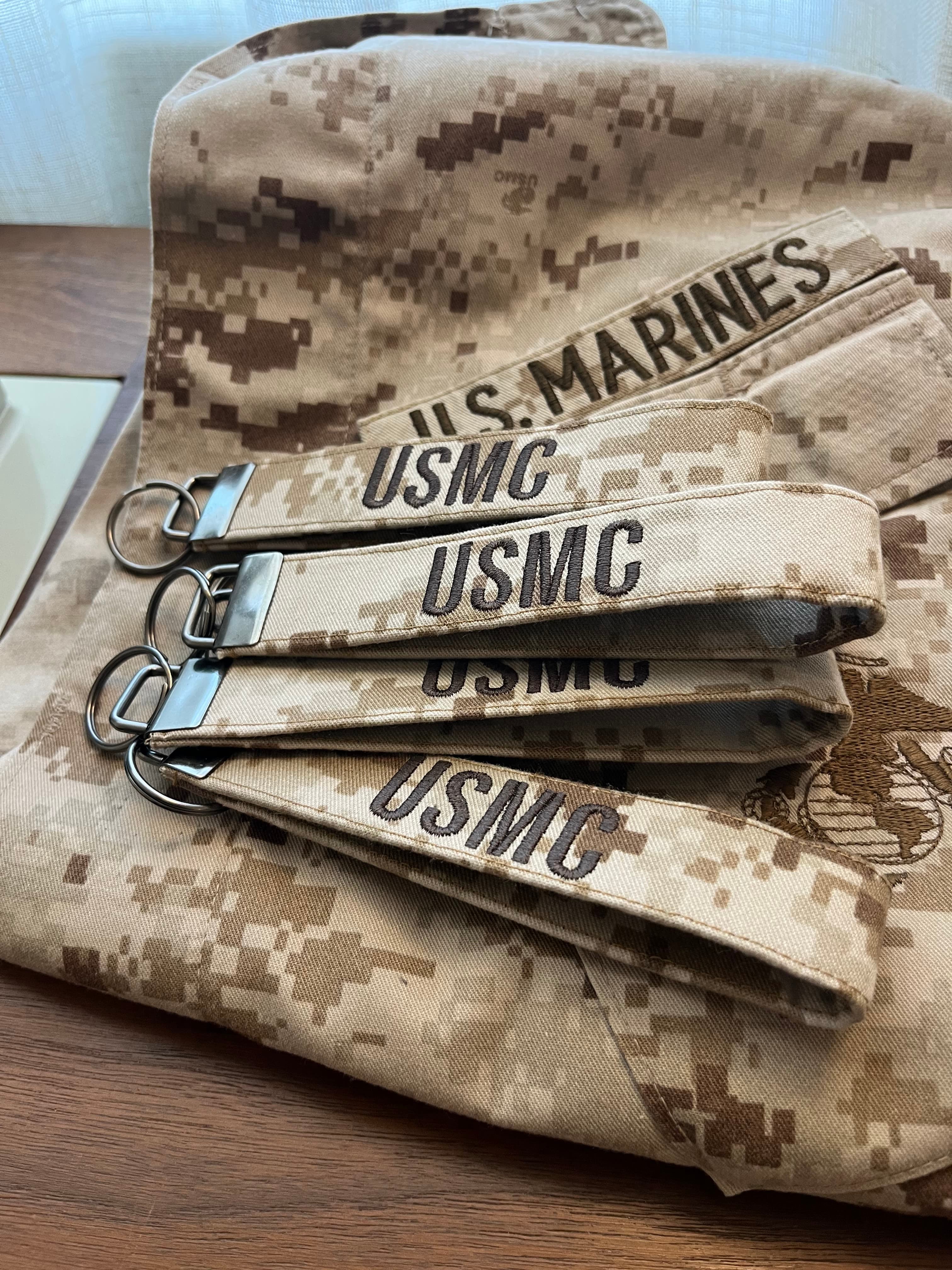 Seamstress Kate USMC Key Fob available in Joshua Tree at JT Trading Post