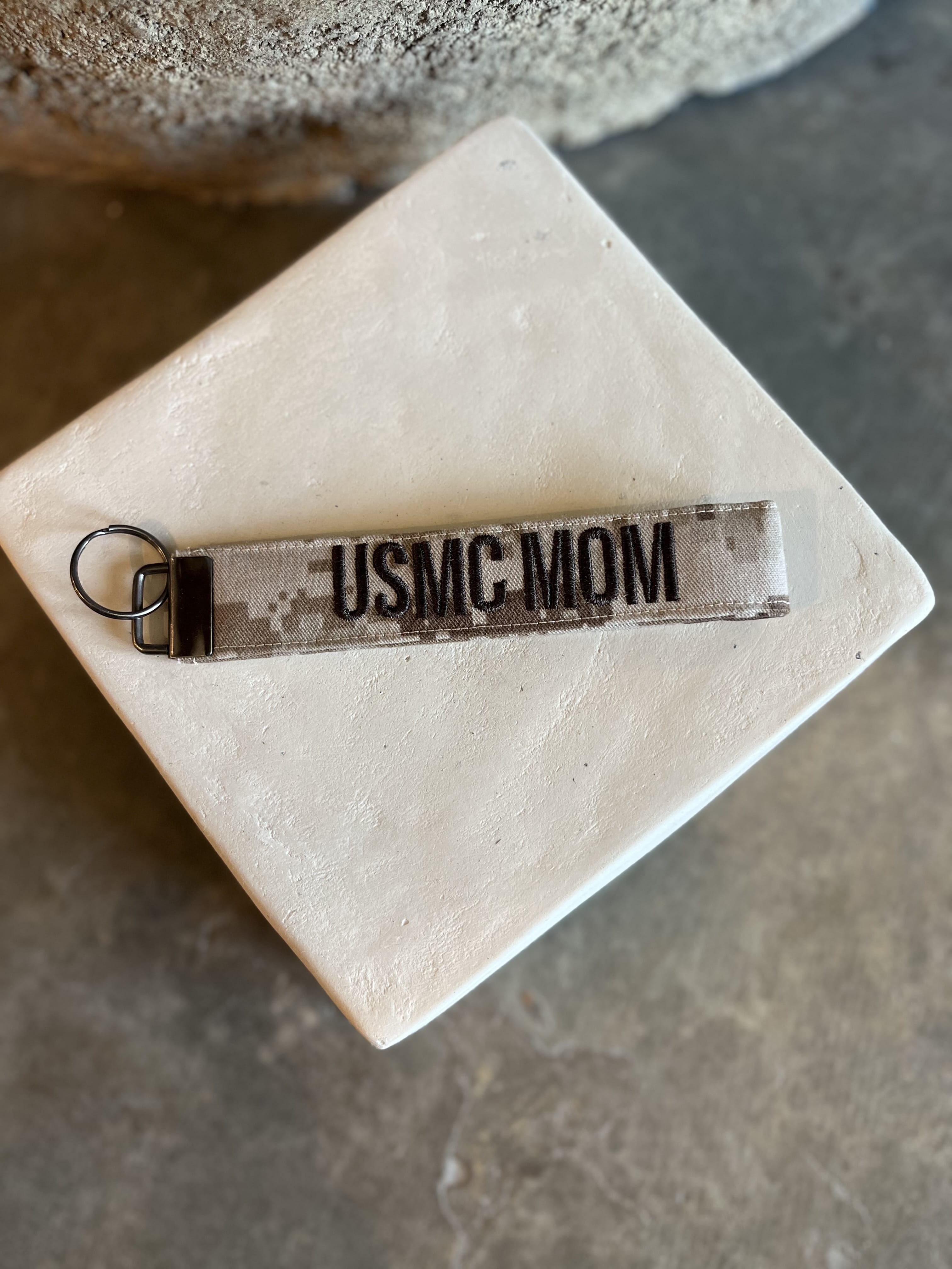 Seamstress Kate USMC Mom Key Fob available in Joshua Tree at JT Trading Post
