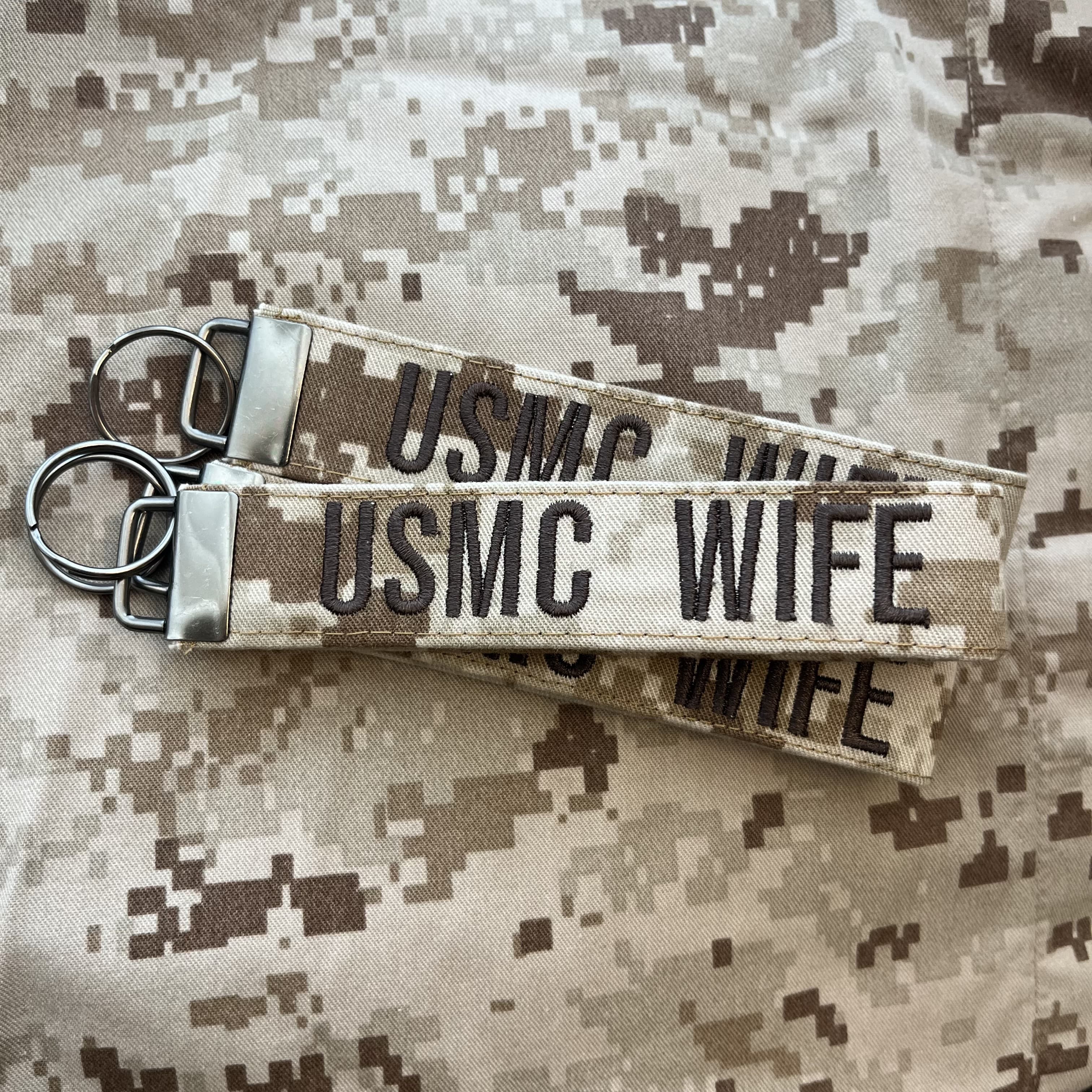 Seamstress Kate USMC WIFE Key Fob available in Joshua Tree at JT Trading Post