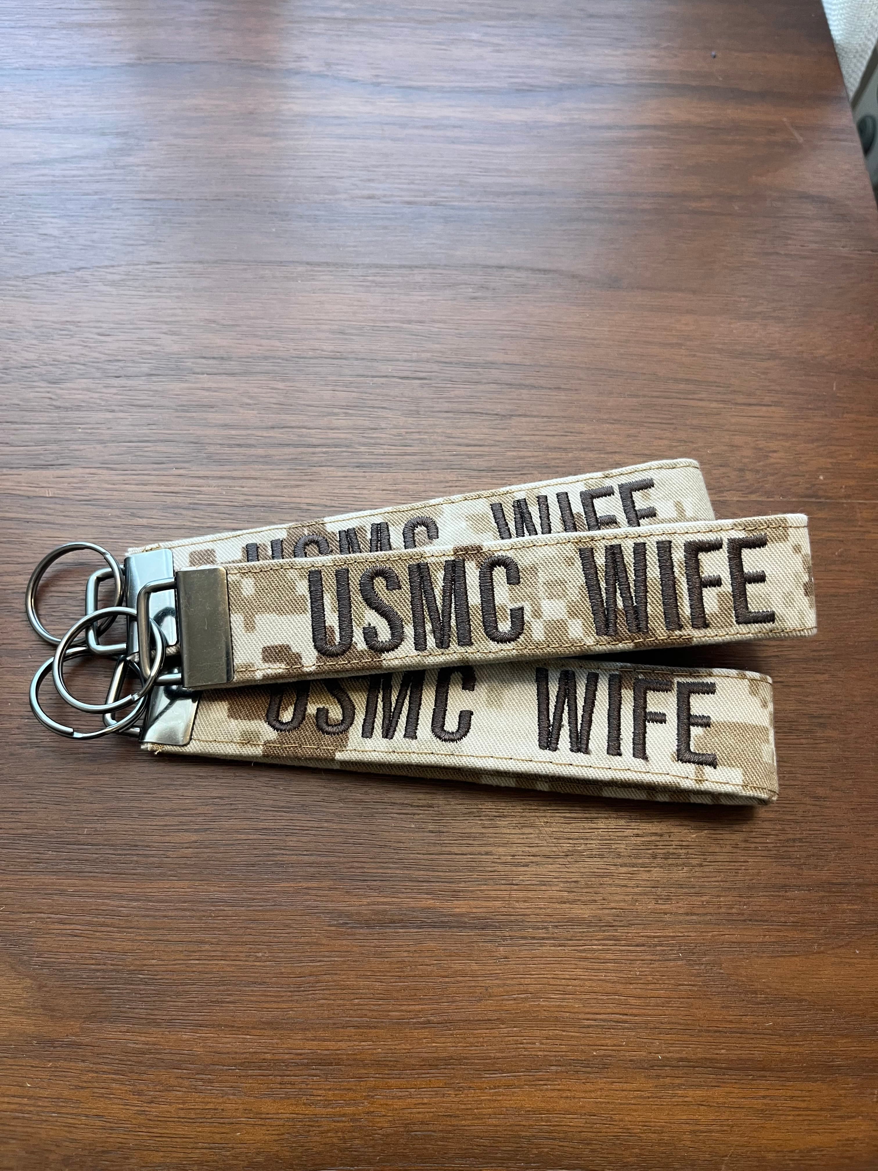 Seamstress Kate USMC WIFE Key Fob available in Joshua Tree at JT Trading Post