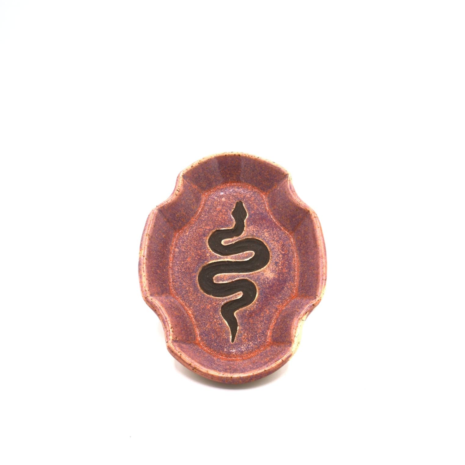Stray Ceramics Snake Plate Oval Medium available in Joshua Tree at JT Trading Post